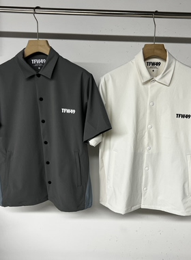 42E106  出口余日本潮牌高尔夫男士夏季新品短袖衬衫百搭速干弹力