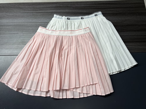 44J30 夏季新品女士高尔夫球服装简约纯色冷感薄款百褶半身裙韩国