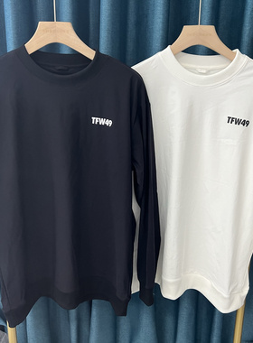 29Y15 出口日本潮牌高尔夫服装男士卫衣圆领套头透气速干长袖T恤