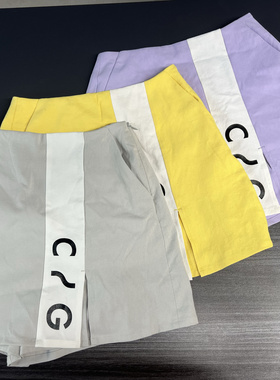 14n25 日本潮牌高尔夫女士夏季新款裤裙棉麻速干透气