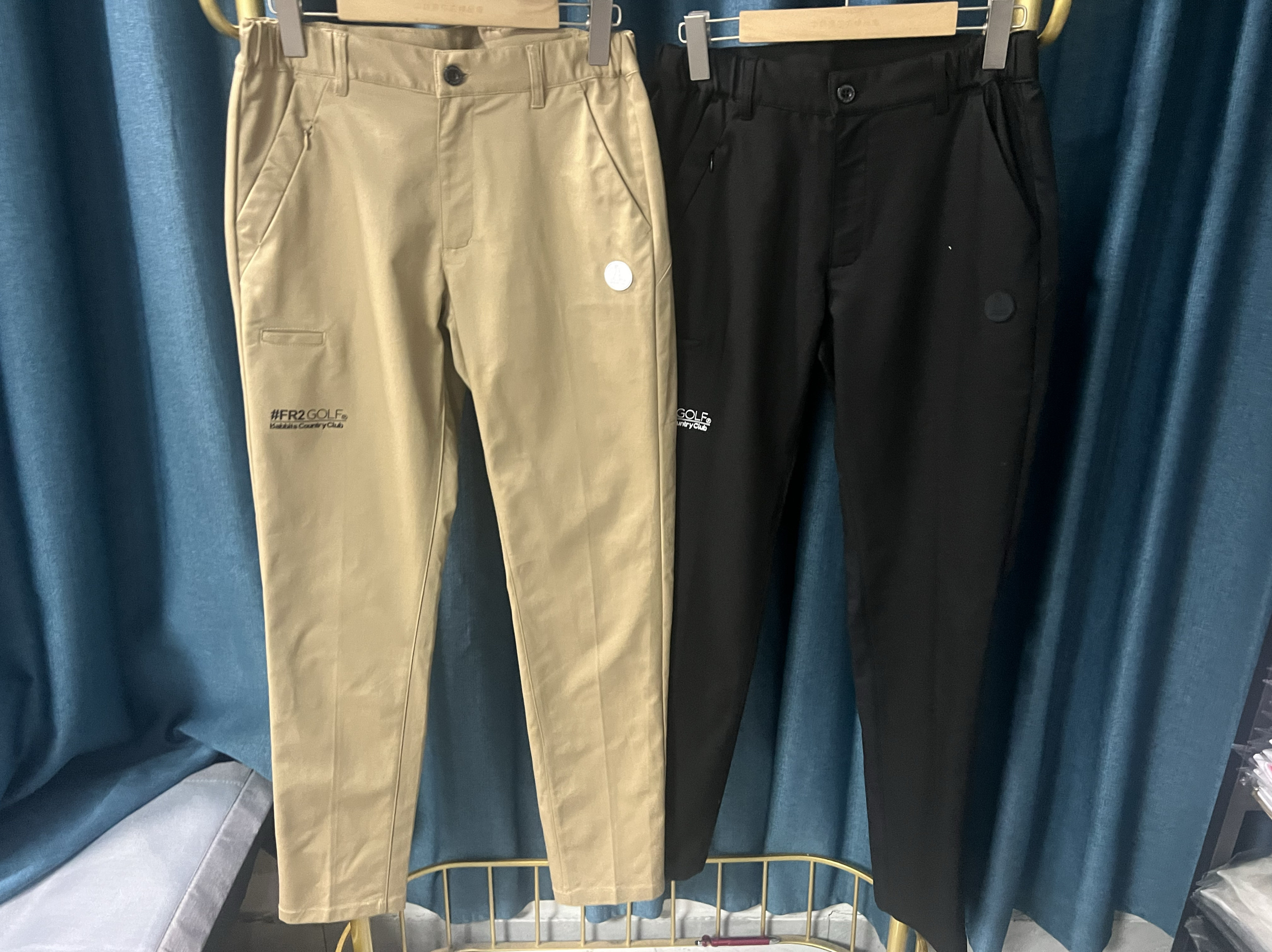 6K51 日本潮牌高尔夫服装FR2女士秋冬新款GOLF标志弹力 长裤