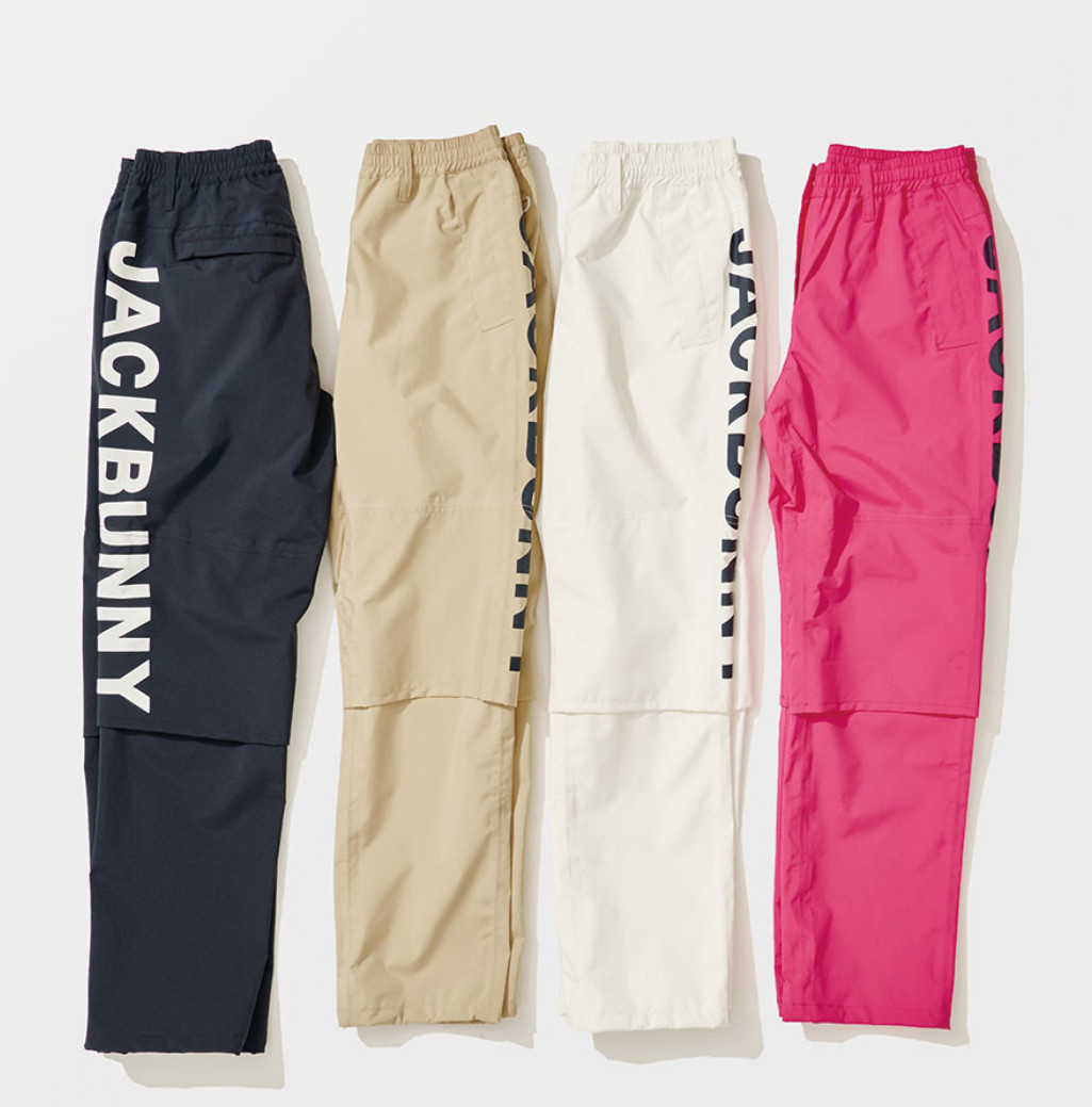 14n24 日本潮牌春夏高尔夫女士同款防风雨衣贴条防漏雨裤