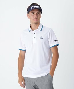 41C44 出口余日单Pin*高尔夫男士春夏翻领短袖速干百搭弹力纯色