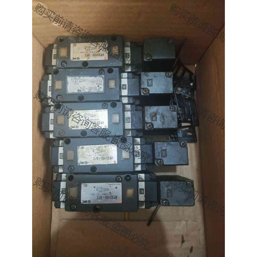 功能正常议价 拆机电磁阀VFS3100-5FZ 表面有点油污，整体还可以