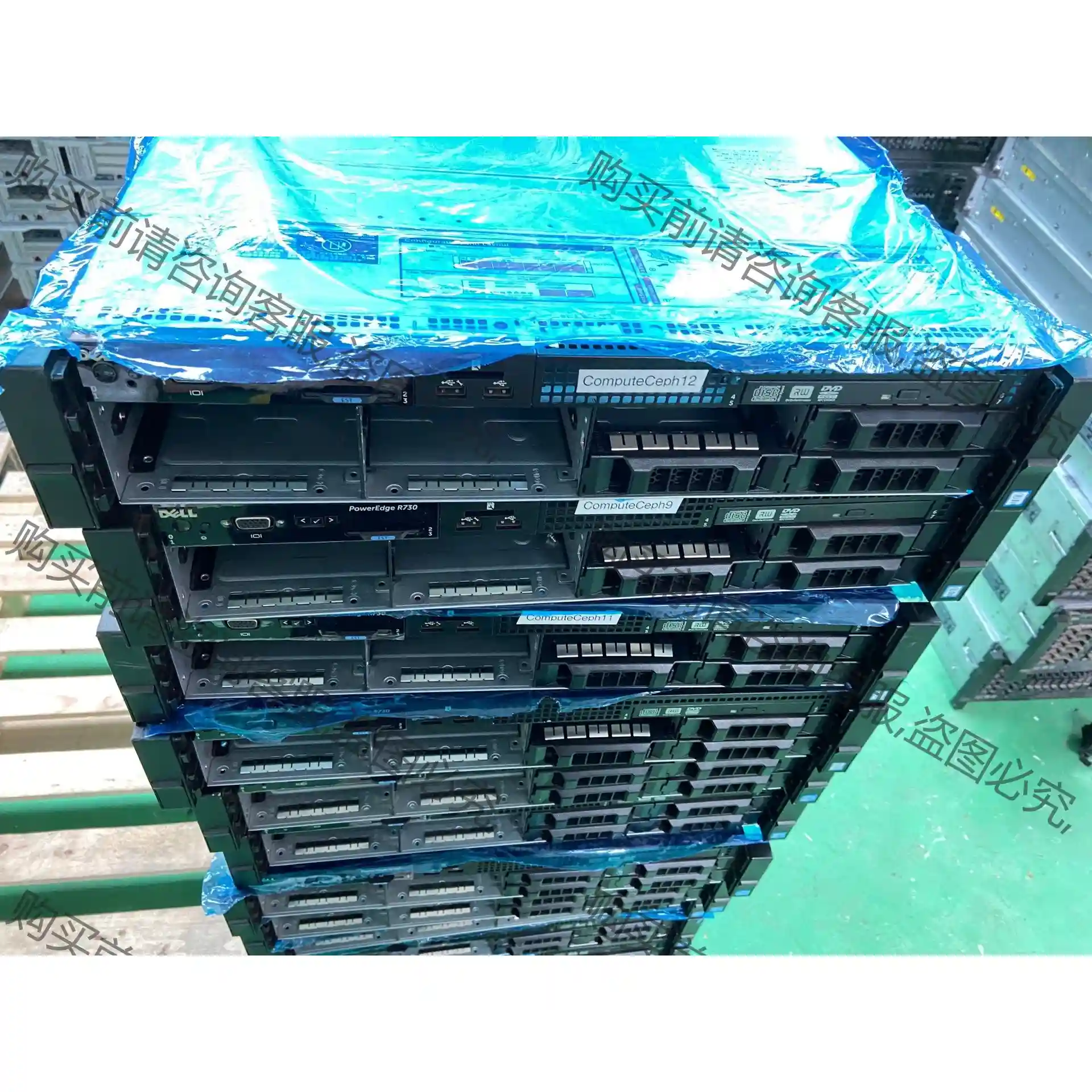 DELLR730 R730XD3.5寸12盘位 4代内存服务 先议价 拆机货包好