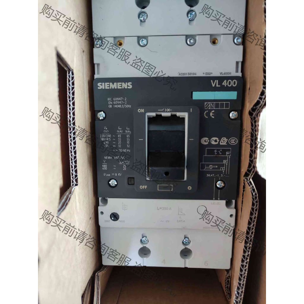 功能正常议价 西门zi断路器VL400 3VL4725-1DK36-0