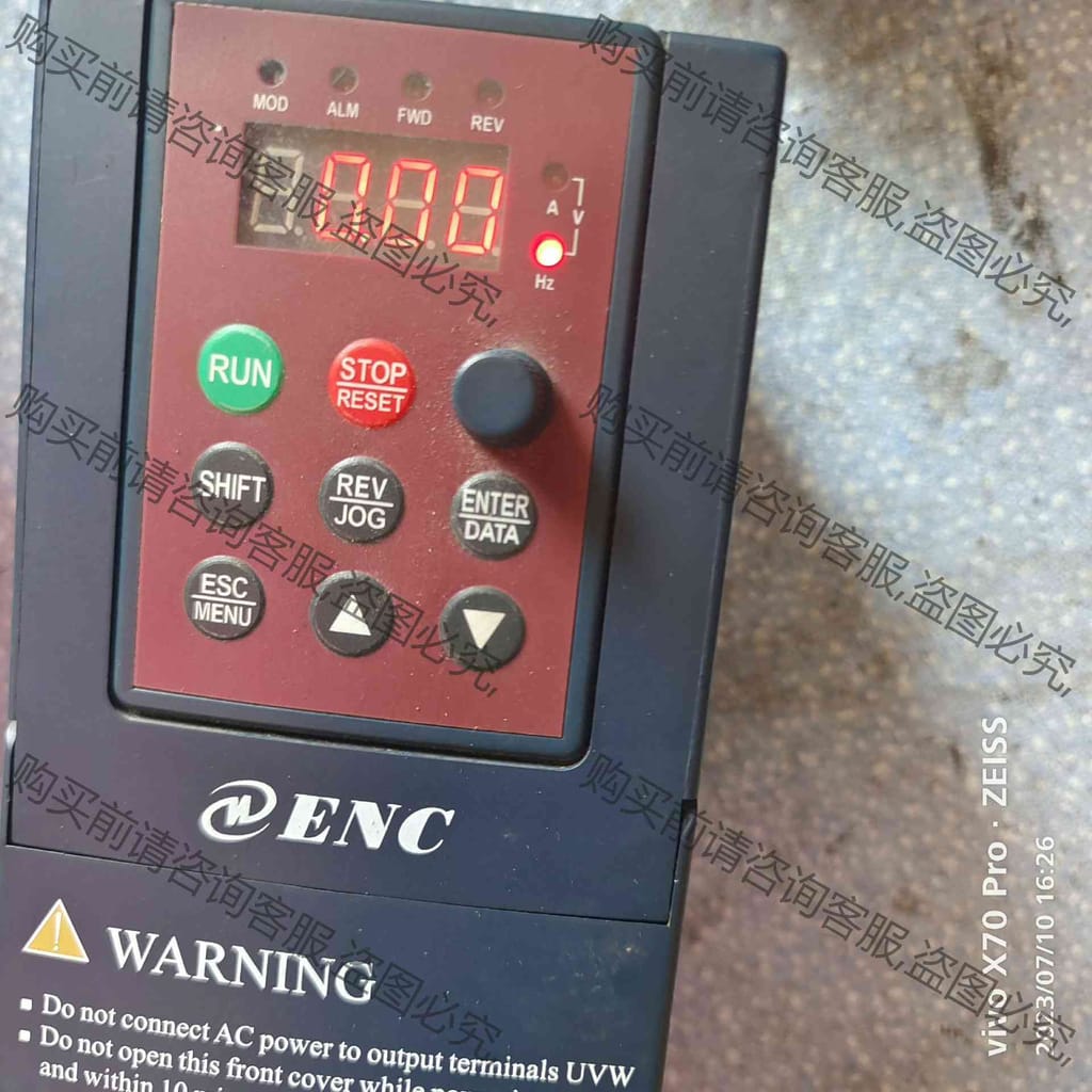 功能正常议价 易能eds800-2s0004n拆机，功能包好，成色如图漂亮