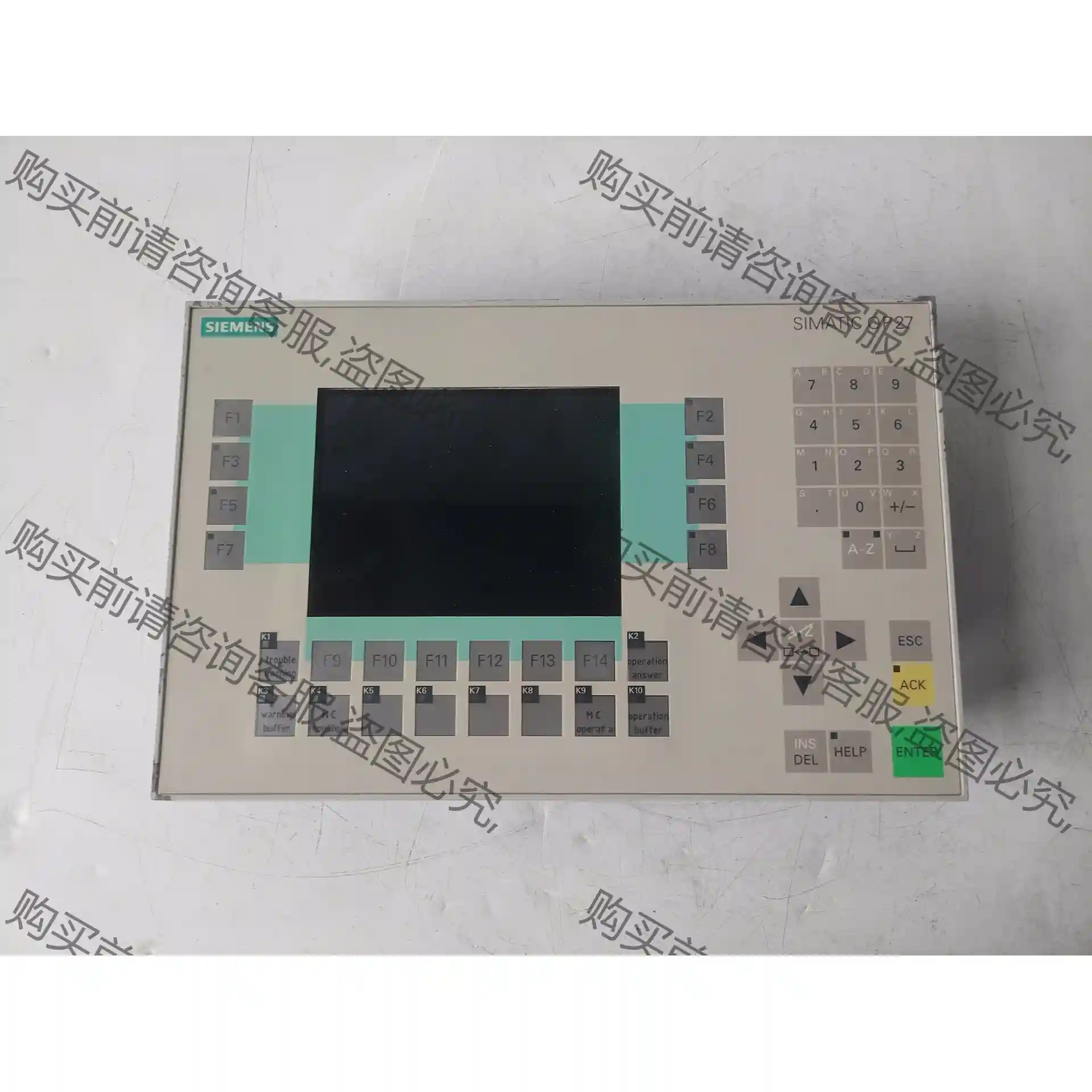 德国SIEMENS西门zi触摸屏 6AV3627-1LK00- 先议价 拆机货包好
