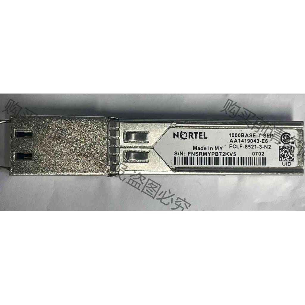功能正常议价 北电网络 FCLF-8521-3-N2 千兆自适应电口模块