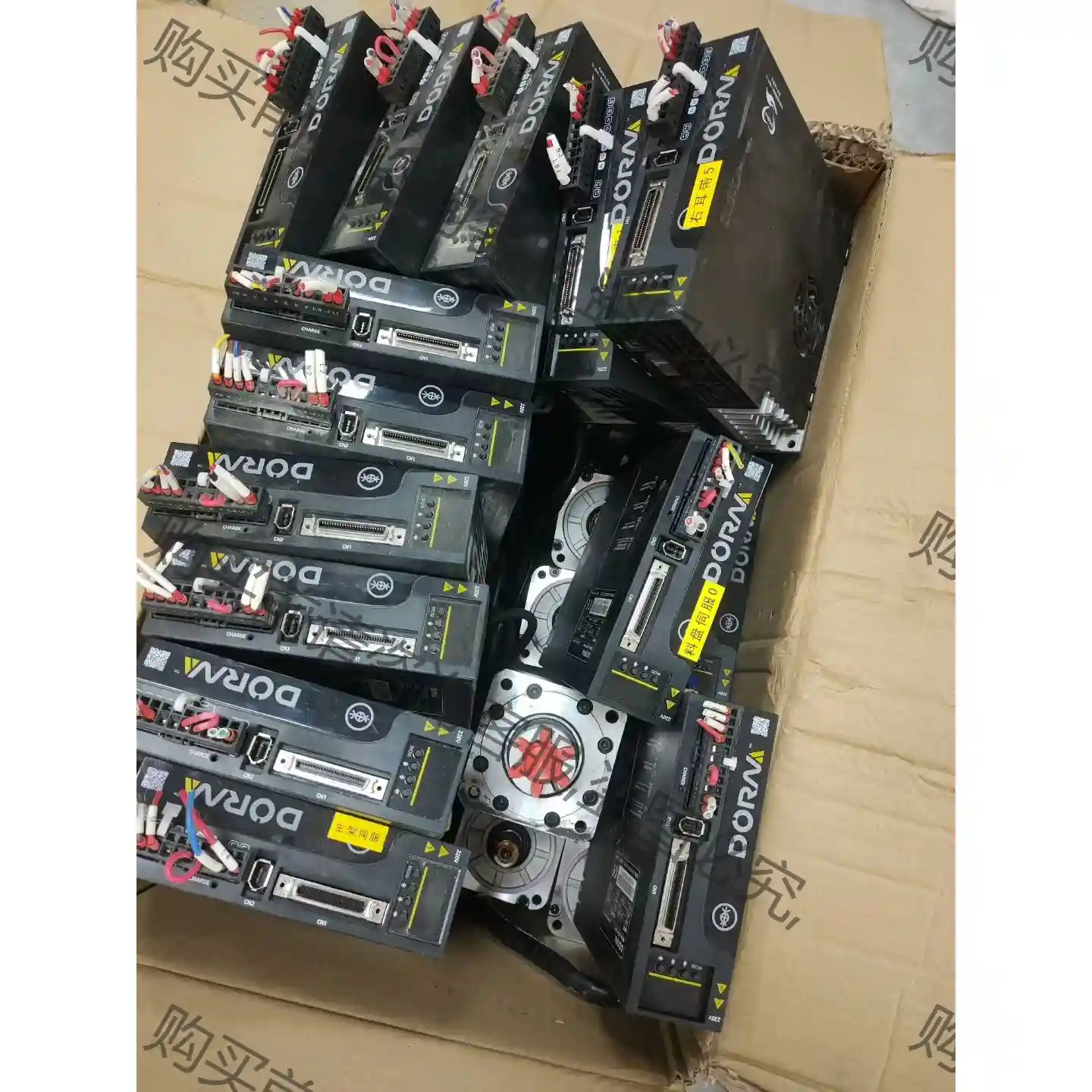 东陵伺服电机750瓦套装DS2P-08AS DM1M-08A 先议价 拆机货包好