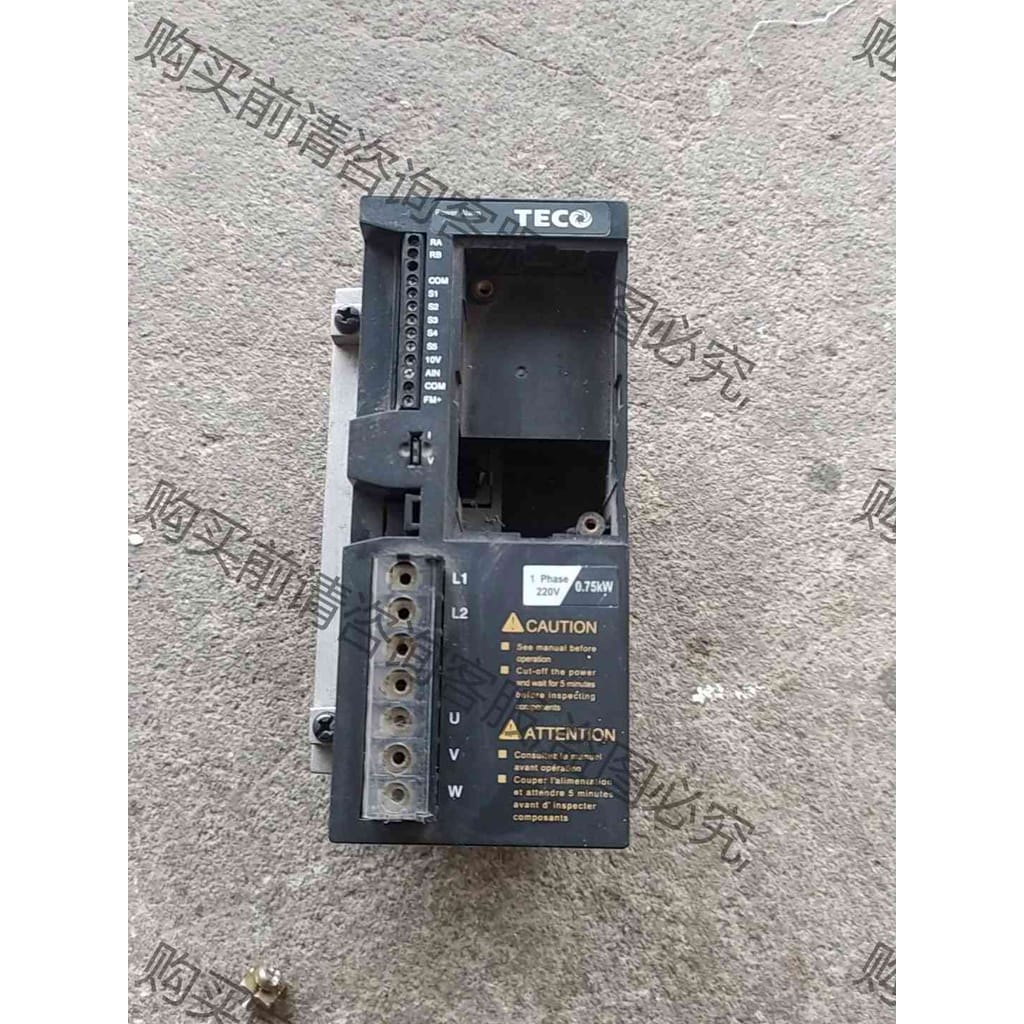 功能正常议价 东元S310-201-H1变频器39元包邮 报废机处理 售