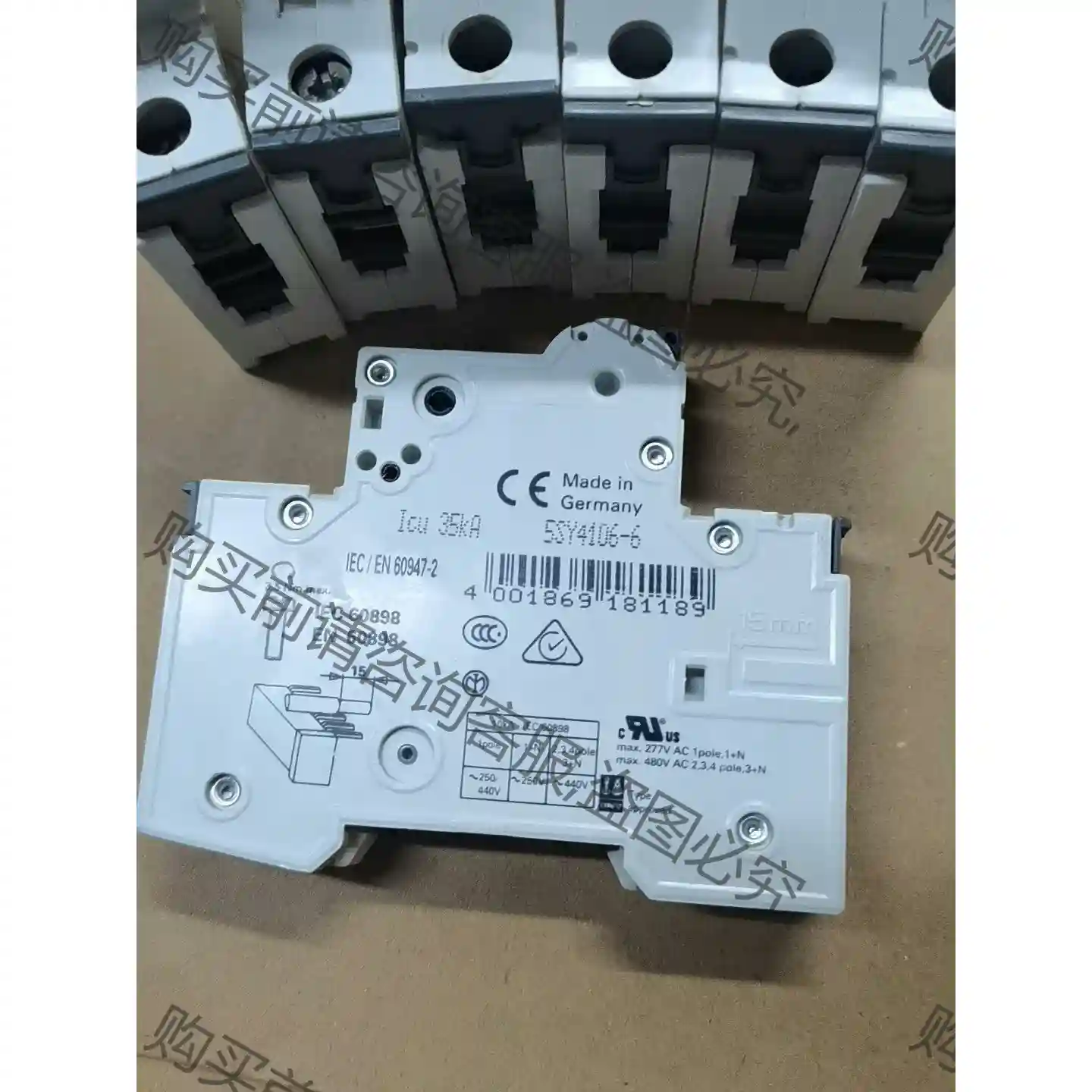 二手5SY4106-6西门zi断路器1P空开6A空气开关5SY 先议价 拆机货包