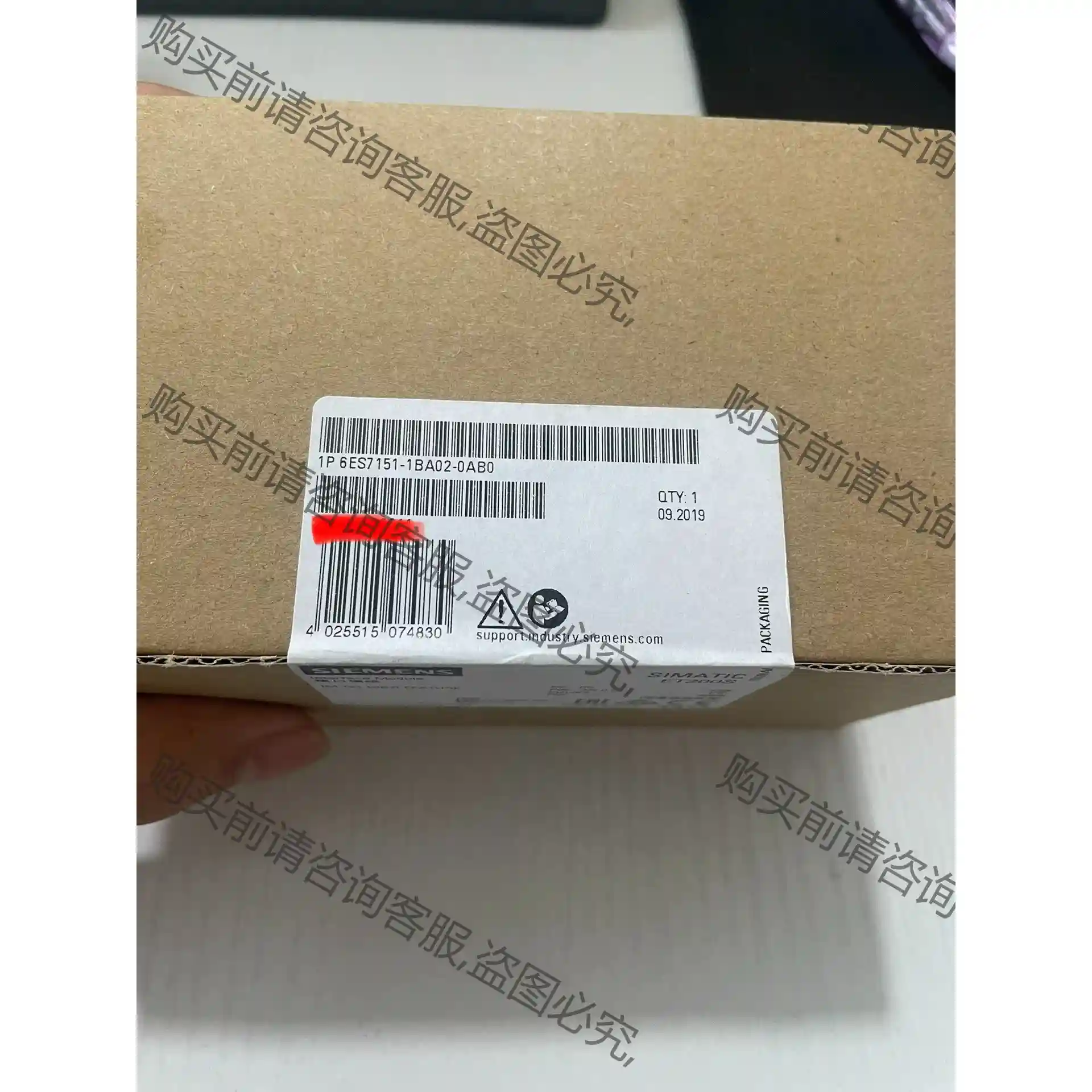 6ES7 151-1BA02-0AB0原装正品全新未开封，有 先议价 拆机货包好