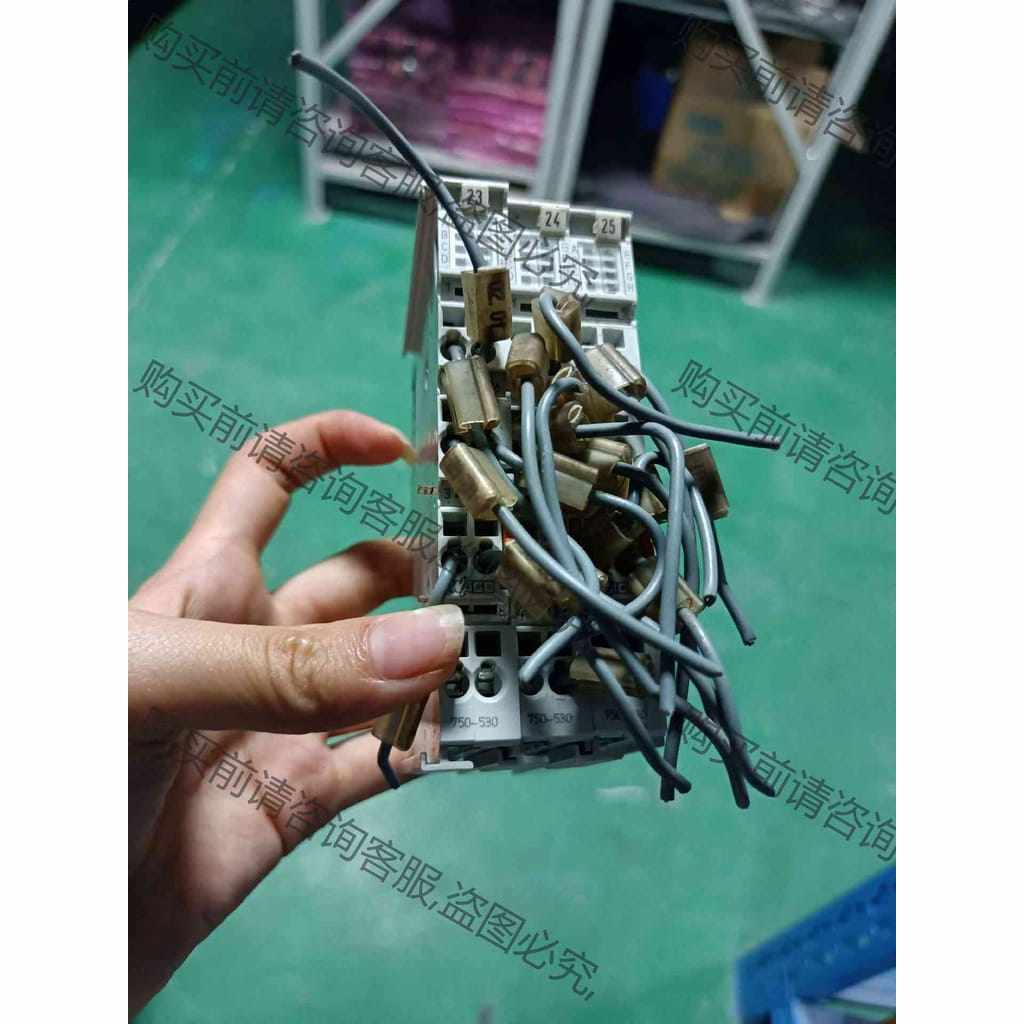 功能正常议价 原装拆机二手WAGO万可PLC模块 750-530 750-