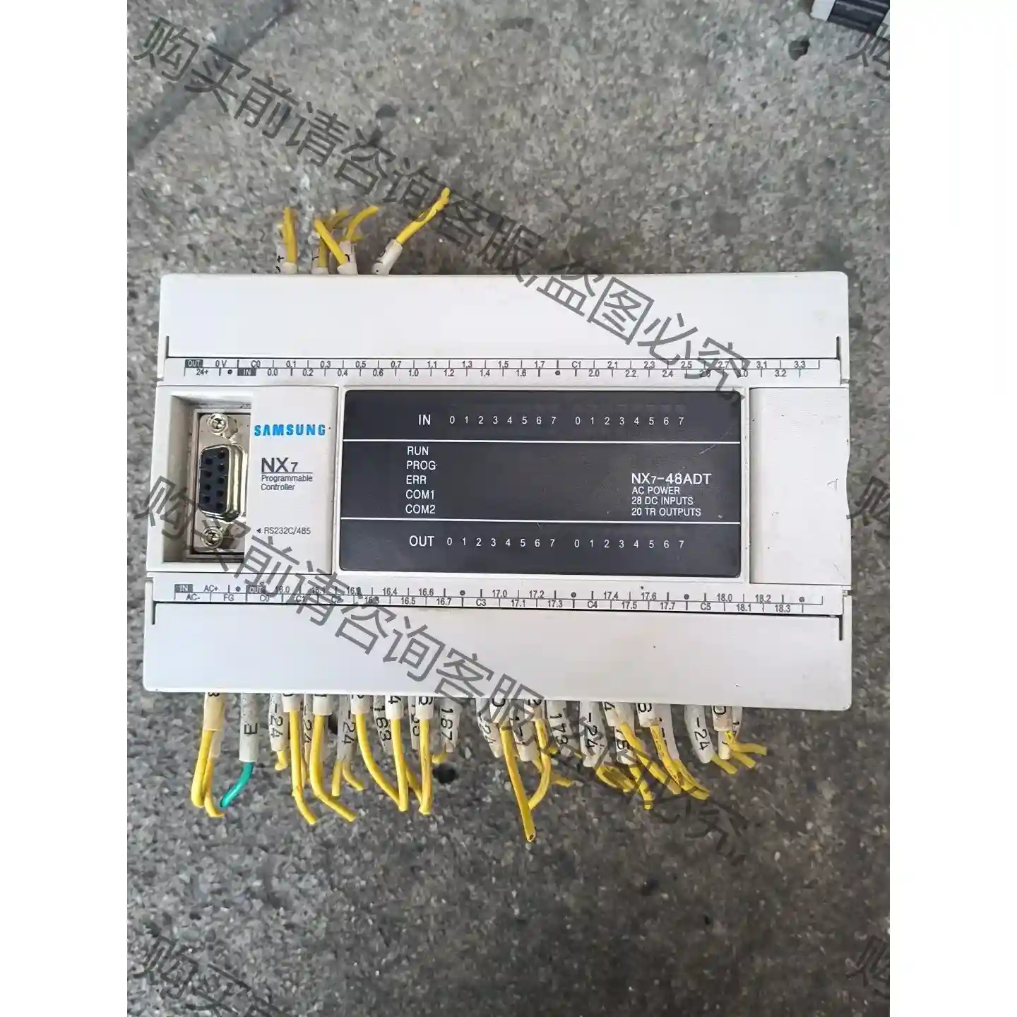 AB罗克韦erPLC NX7-48ADT可编程控制器 先议价 拆机货包好