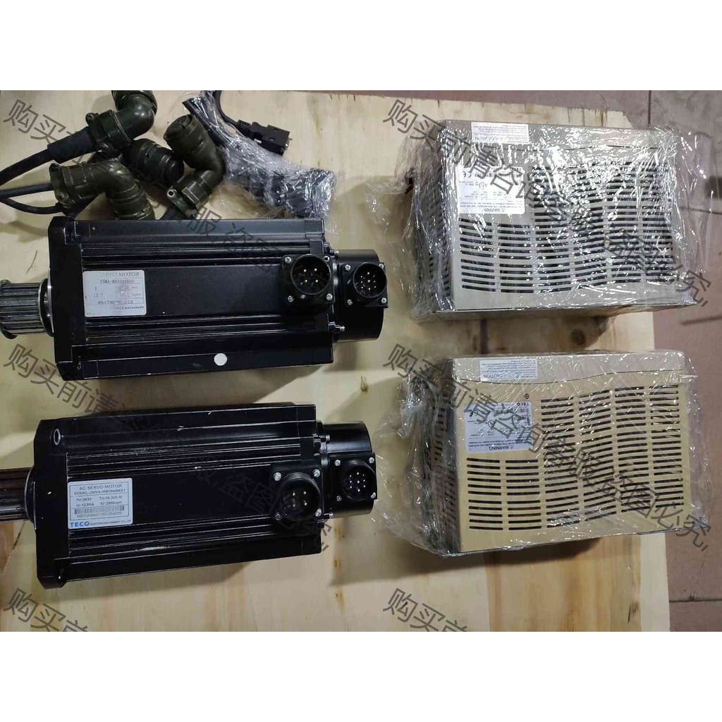 功能正常议价 东元3kw伺服驱动 JSDA－75A3驱动器2台 东元3kw