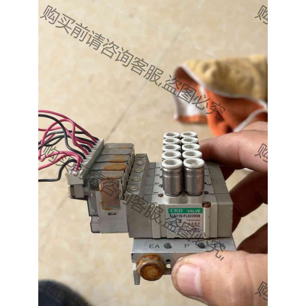 功能正常议价 CKD喜开理电磁阀4JA119-FL622908气动控制阀，