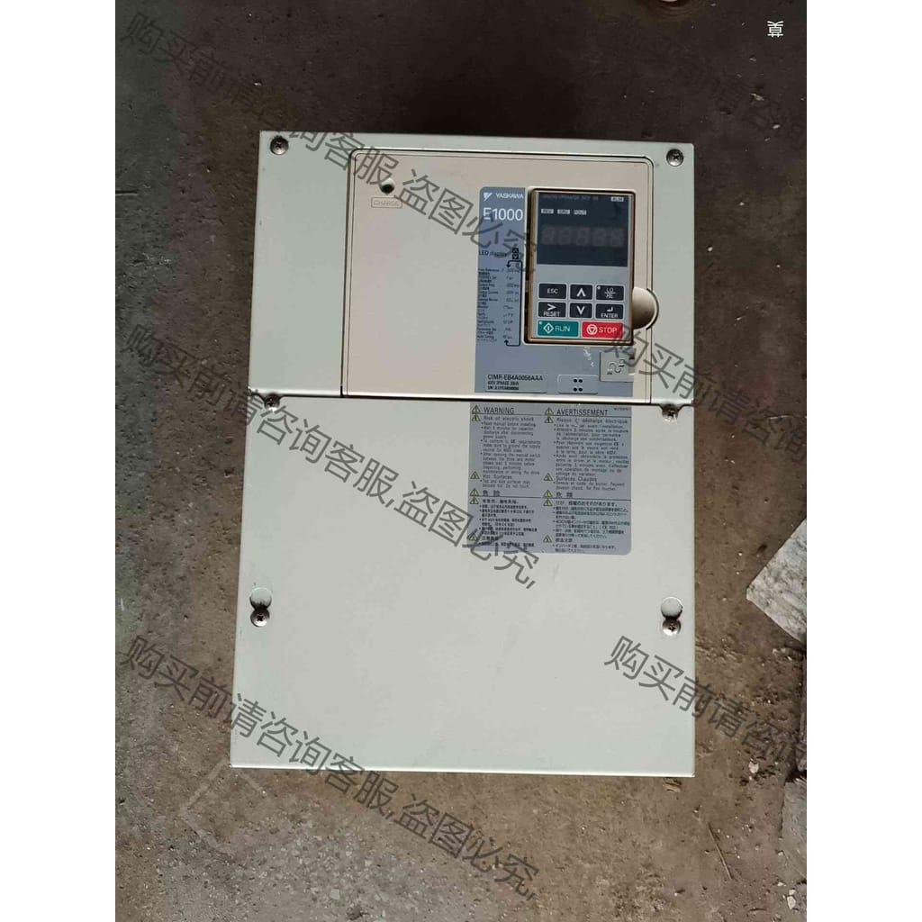 功能正常议价 拆机安川E1000变频器30KW