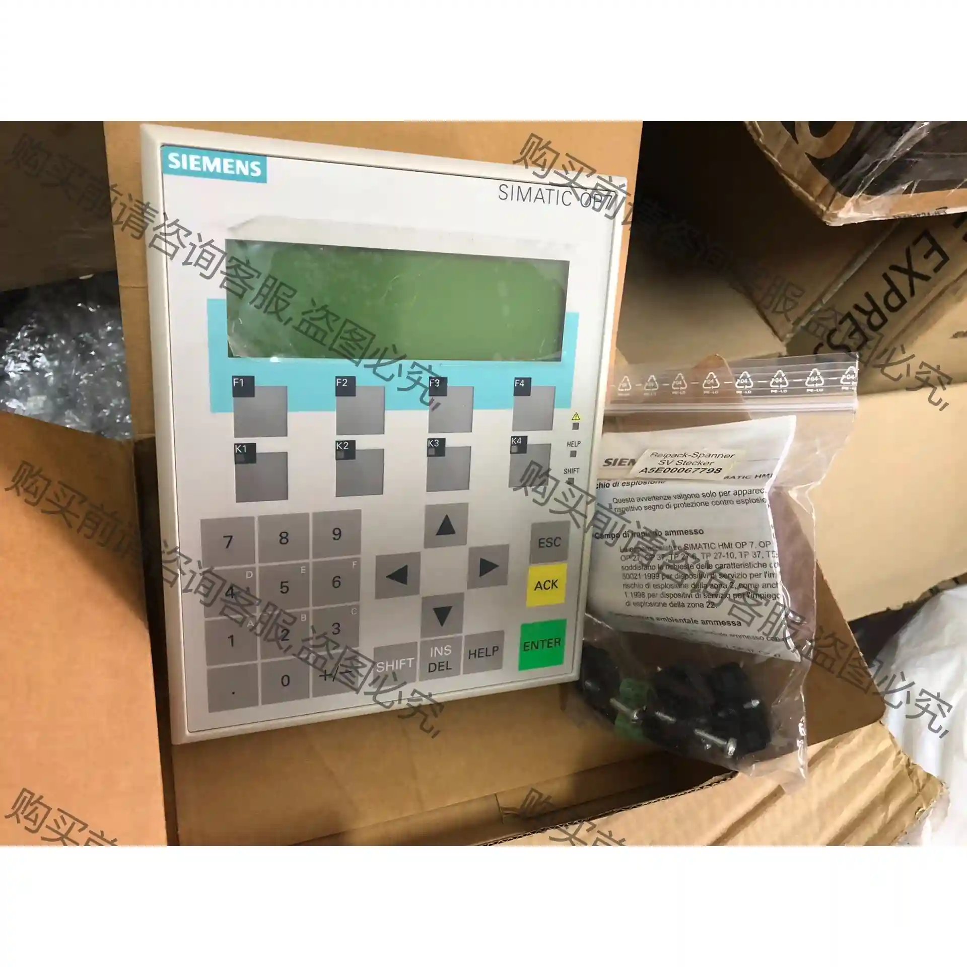 607-1JC00 6AV3607-1JC00-0AX1西门 先议价 拆机货包好