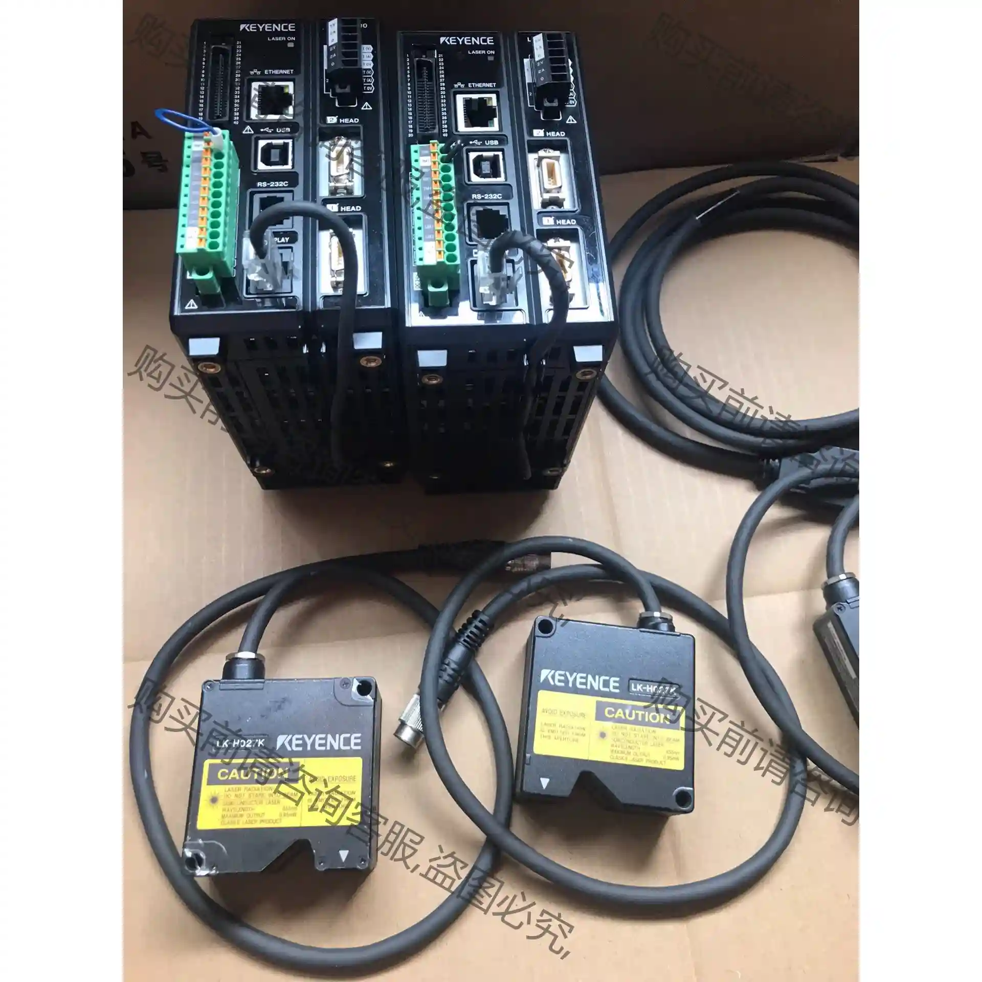 基恩士LK-G5001，LK-H027K整套现货，LK-H0 先议价 拆机货包好