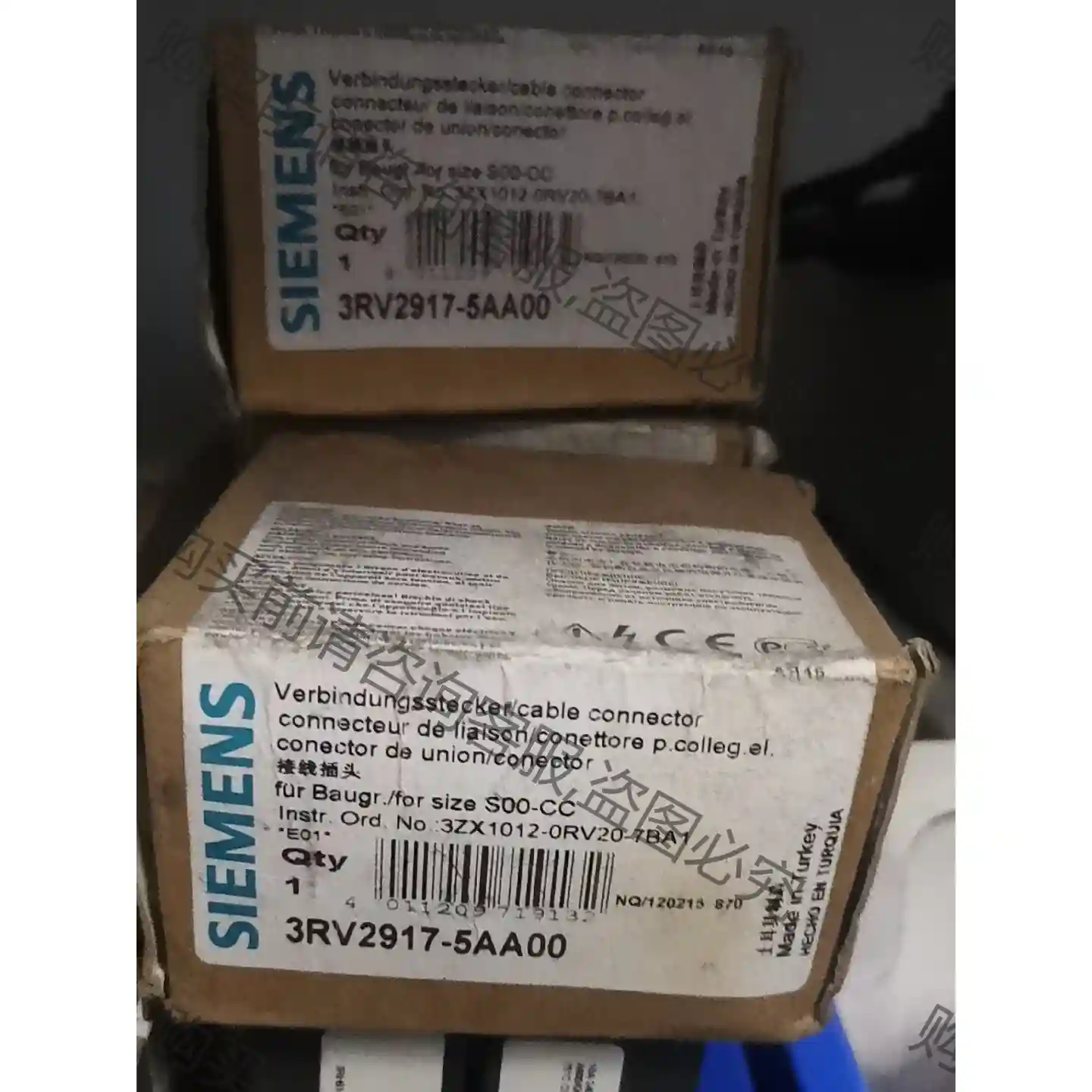 西门zi接线插头3RV2917-5AA00 先议价 拆机货包好