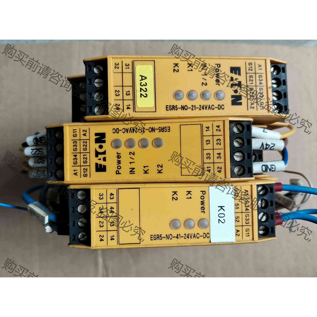 功能正常议价 拆机3块伊斯顿虚电器，ESR5－N0－24VAC－21－DC