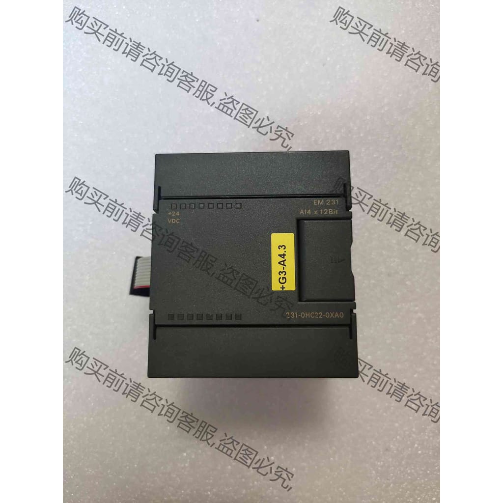 功能正常议价 西门zi扩展摸块EM231 AI4x12Bit 型号6ES7