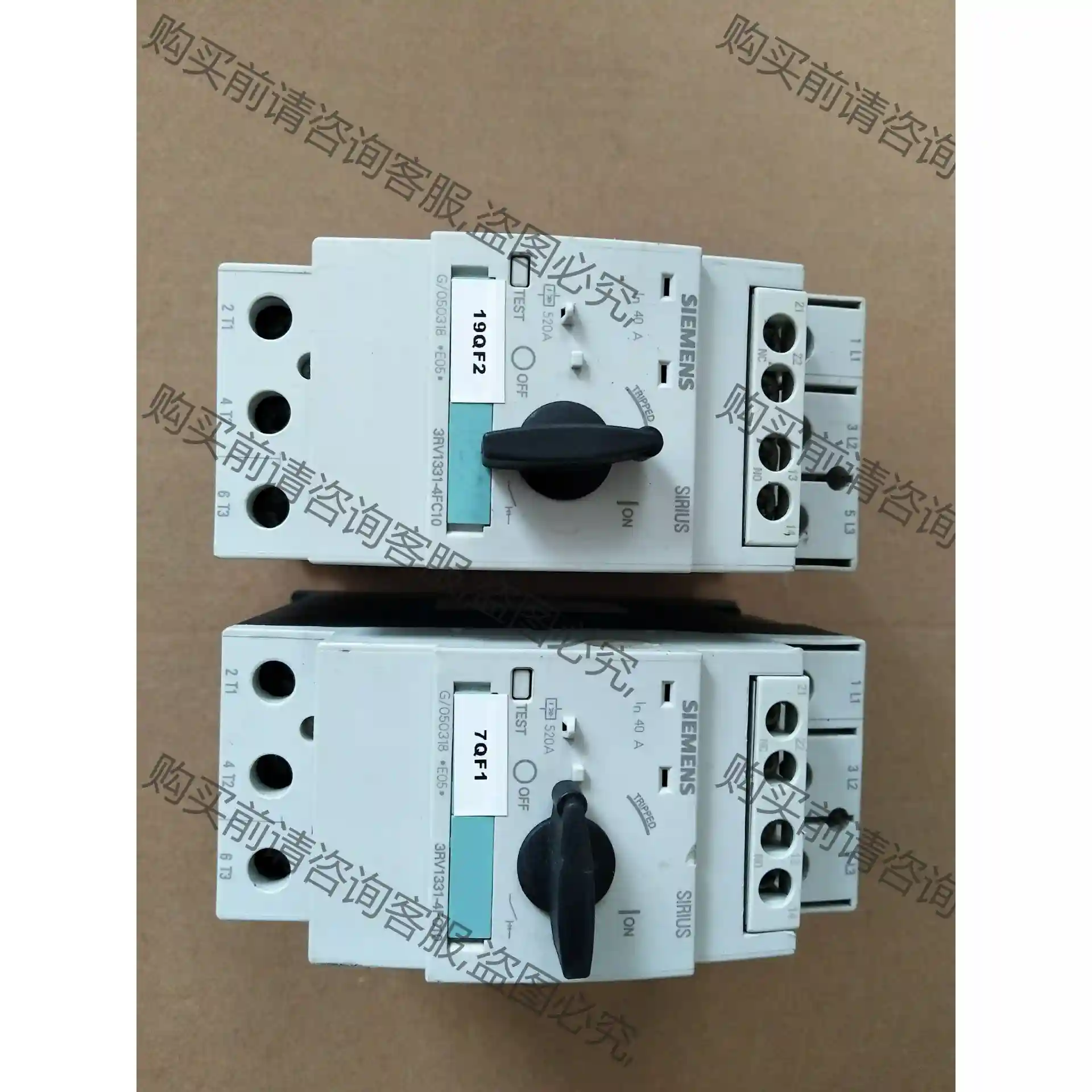3RV1331-4FC10，西门zi马达开关，2台实拍，自看好 先议价 拆机货