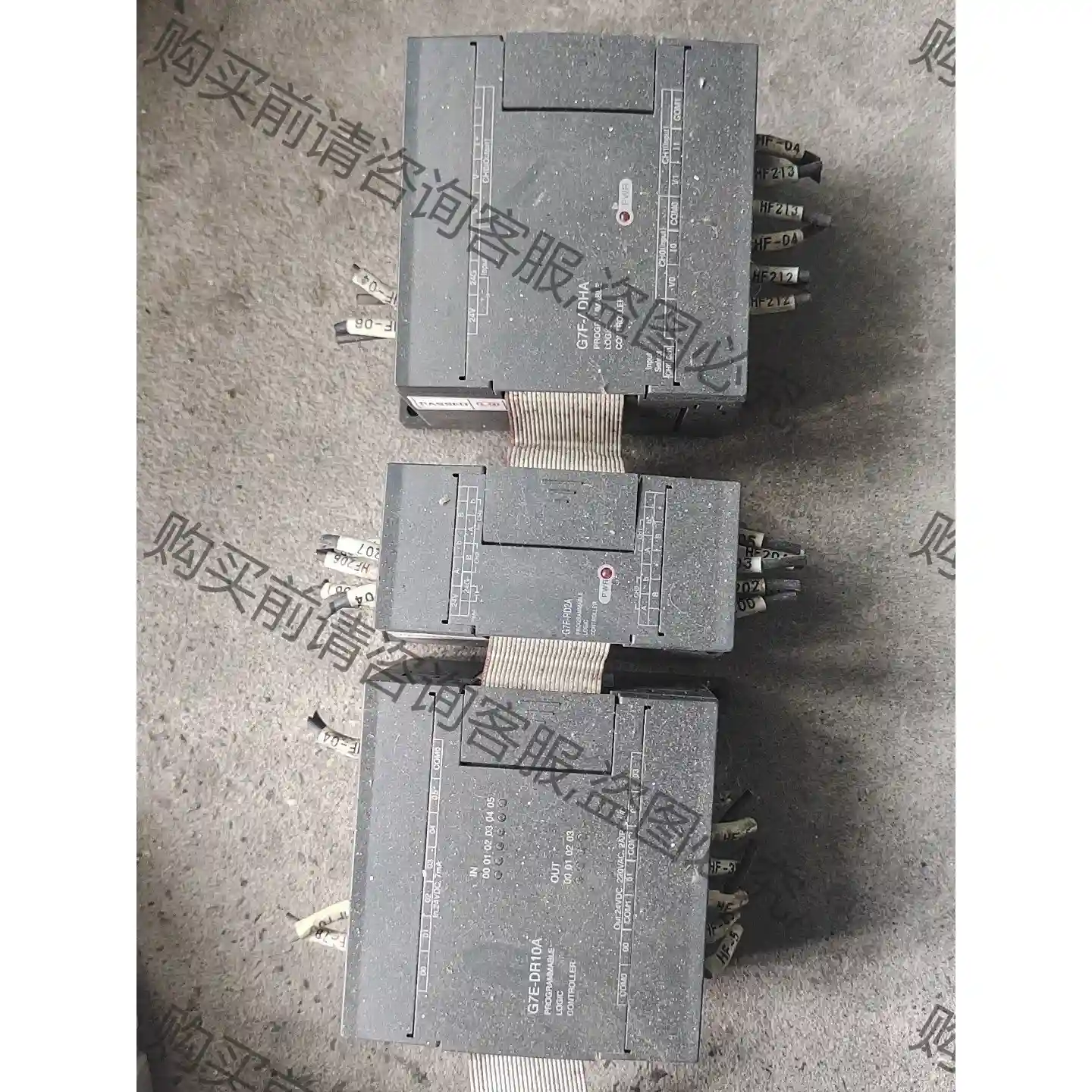 PLC模块G7E-DR10A g7f-rd2a g7f-ad 先议价 拆机货包好