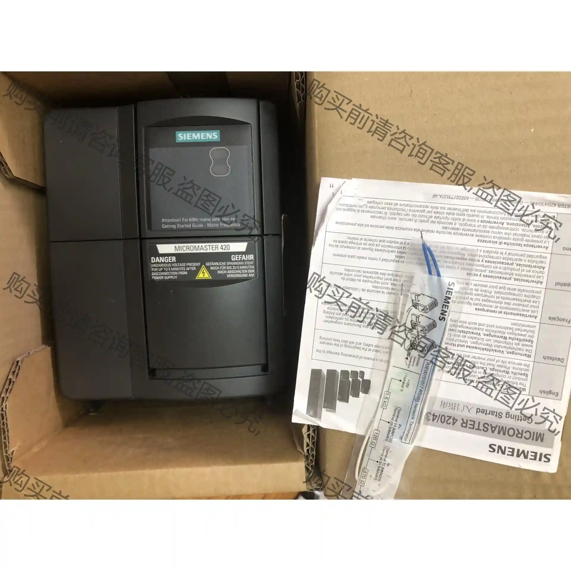 6SE6420-2UD24-0BA1西门zi变频器全新原装 先议价 拆机货包好