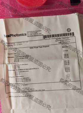 功能正常议价 NEOPHOTONiCS品牌光电器件VOA