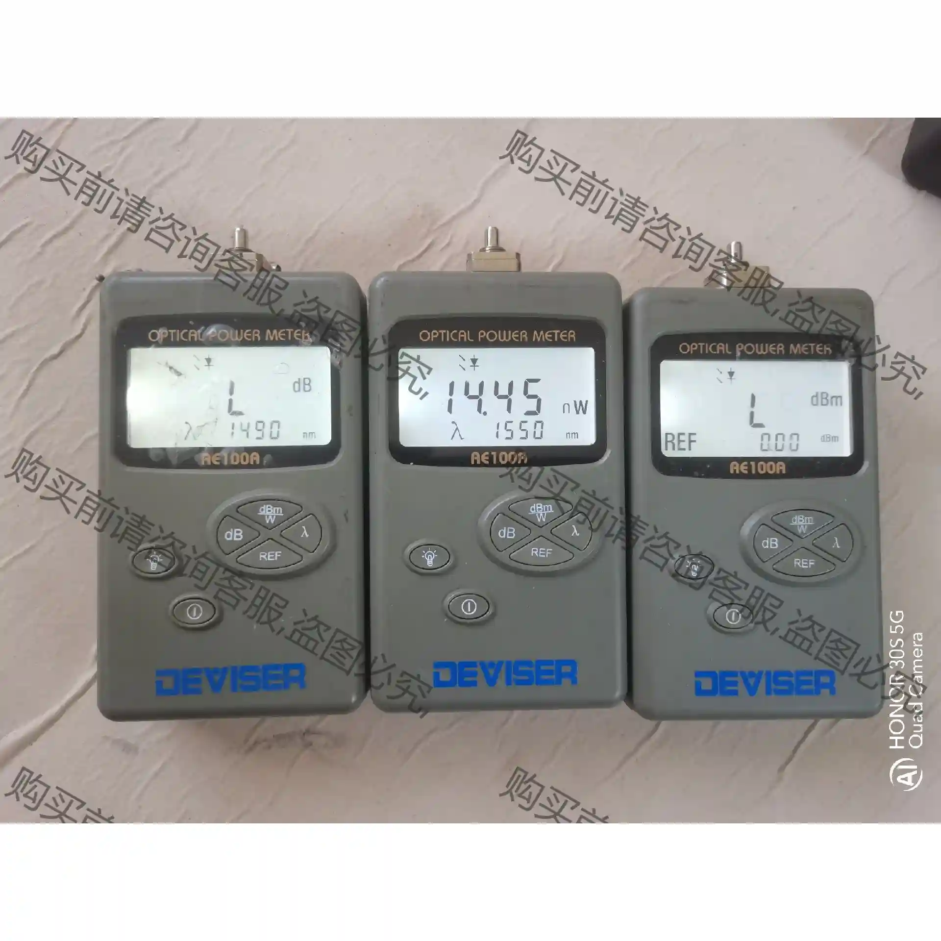 德力AE100A光功率计 实物拍摄，成色看图，二手产品售后不 先议价