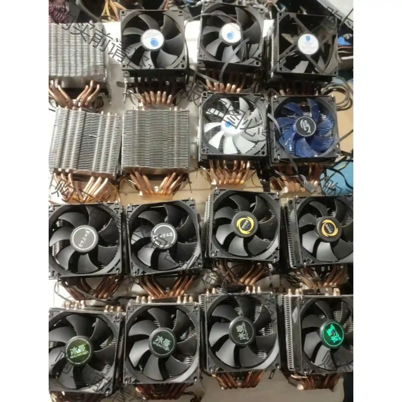6铜管散热器 有双风扇，有单风扇 冰曼 零下30度玄冰风 先议价 拆