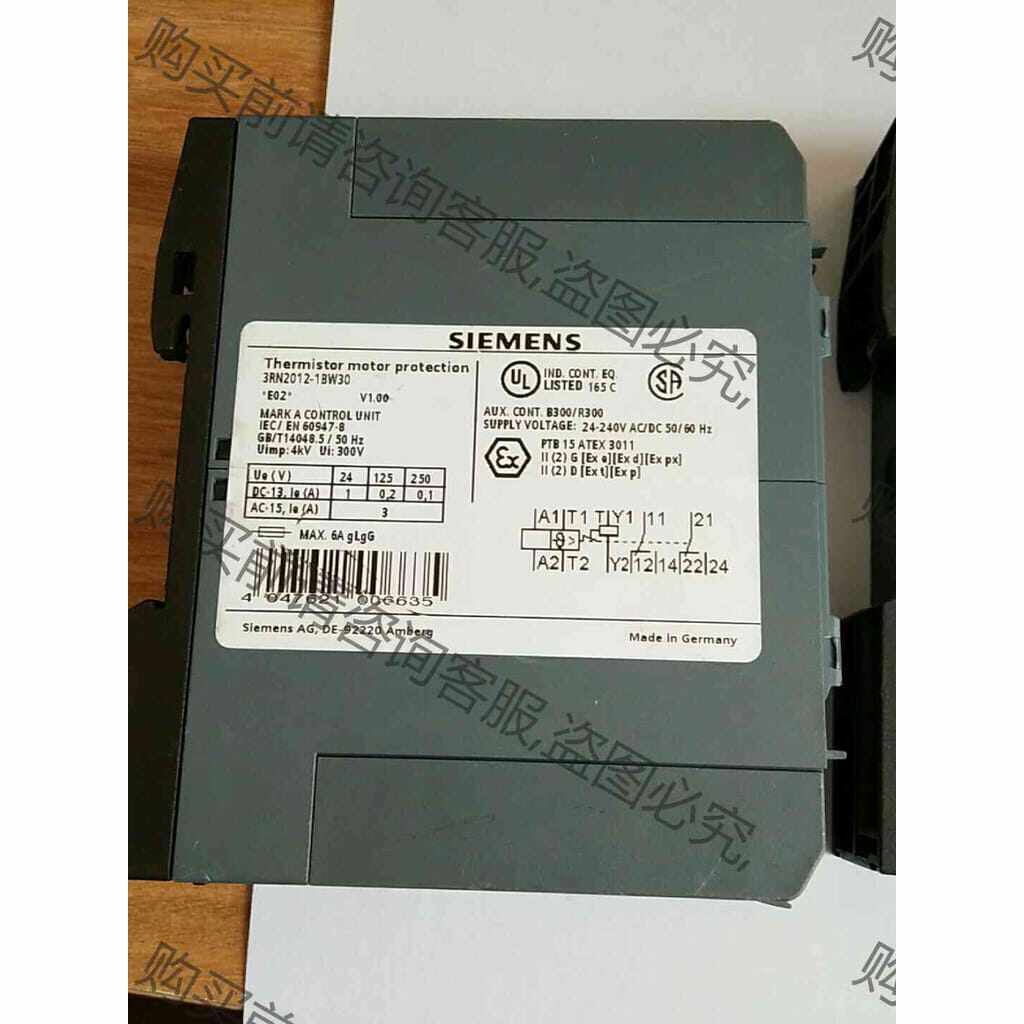功能正常议价 3RN2012-1BW30西门zi热敏电阻电机保护继电器二手拆