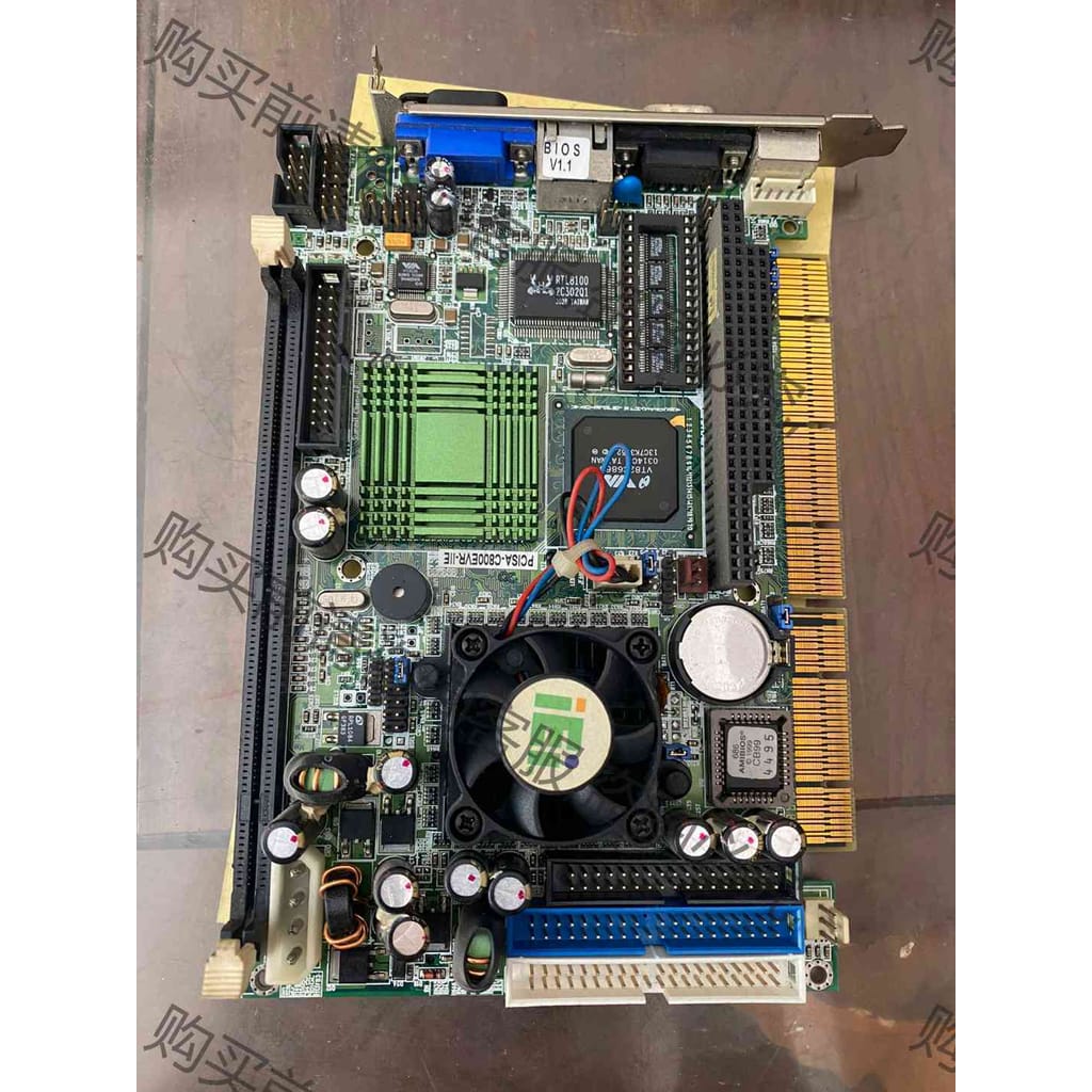 功能正常议价 威达工控机，主板PCISA-C800EV V1.1 PCIS