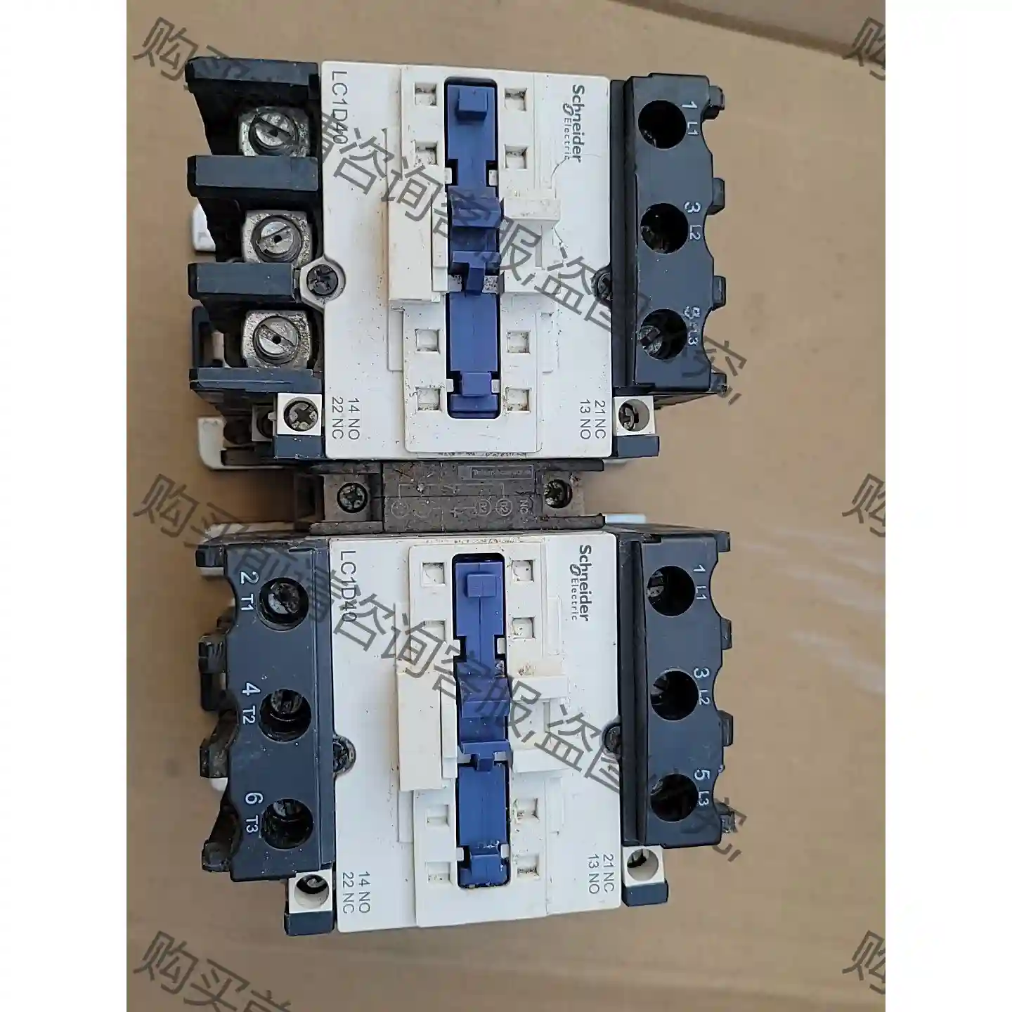 施耐de交流接触器LC1D40 380V两个 先议价 拆机货包好
