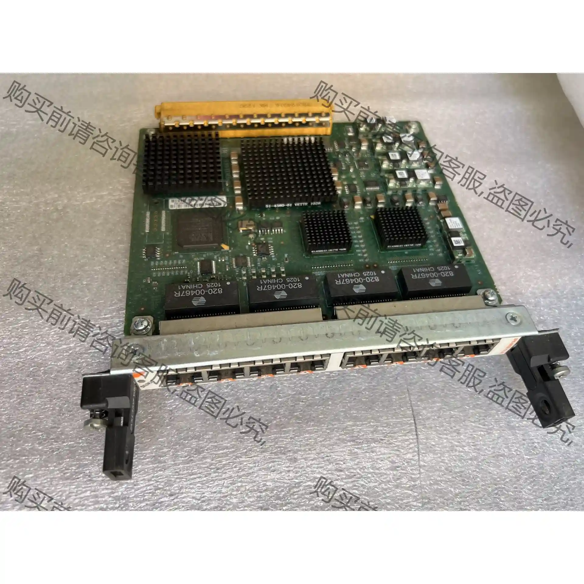 思科Cisco SPA-8X1FE-TX-V2 原装拆机模块 先议价 拆机货包好