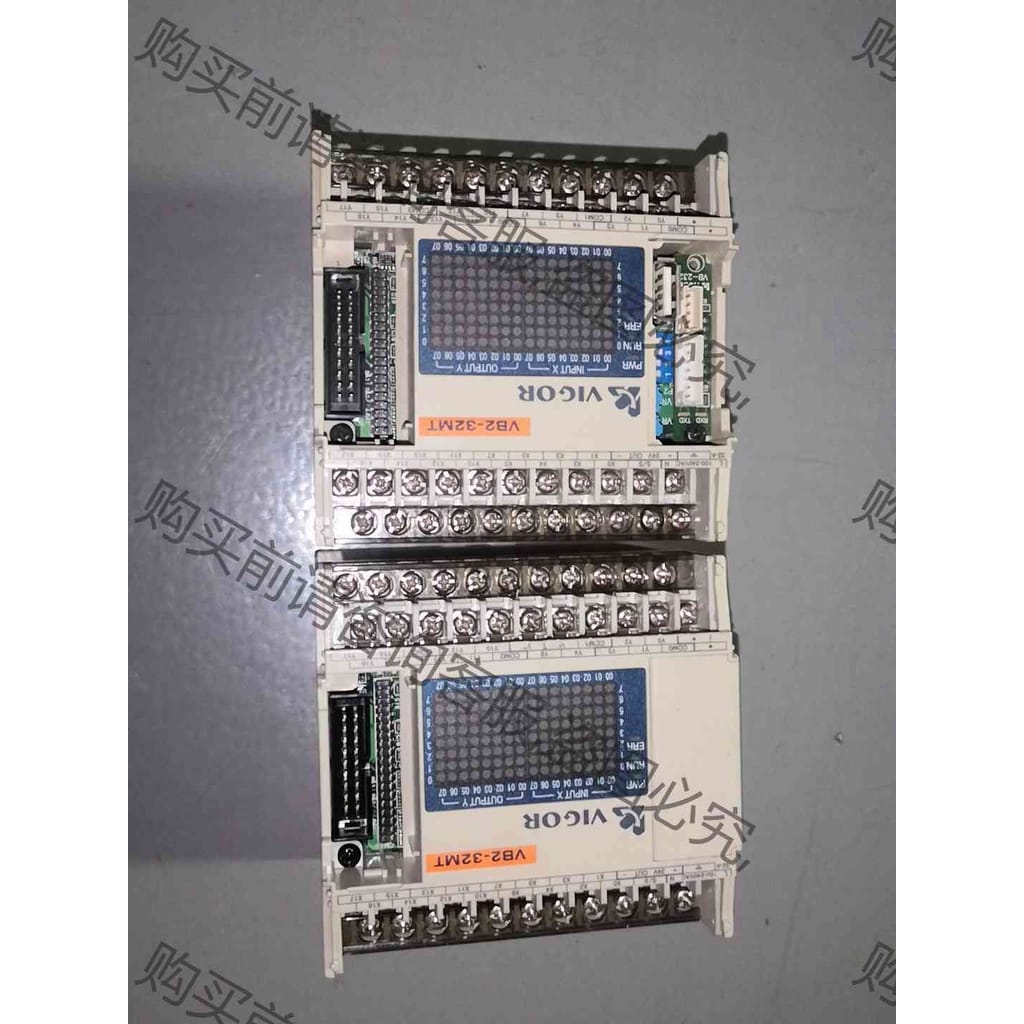 功能正常议价 拆机丰炜PLC控制器 VB2-32MT-A 实拍 缺盖子 功