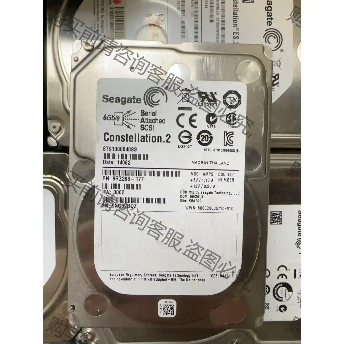 2.5寸1TB服务器硬盘 ST91000640SS 原装拆机 先议价 拆机货包好