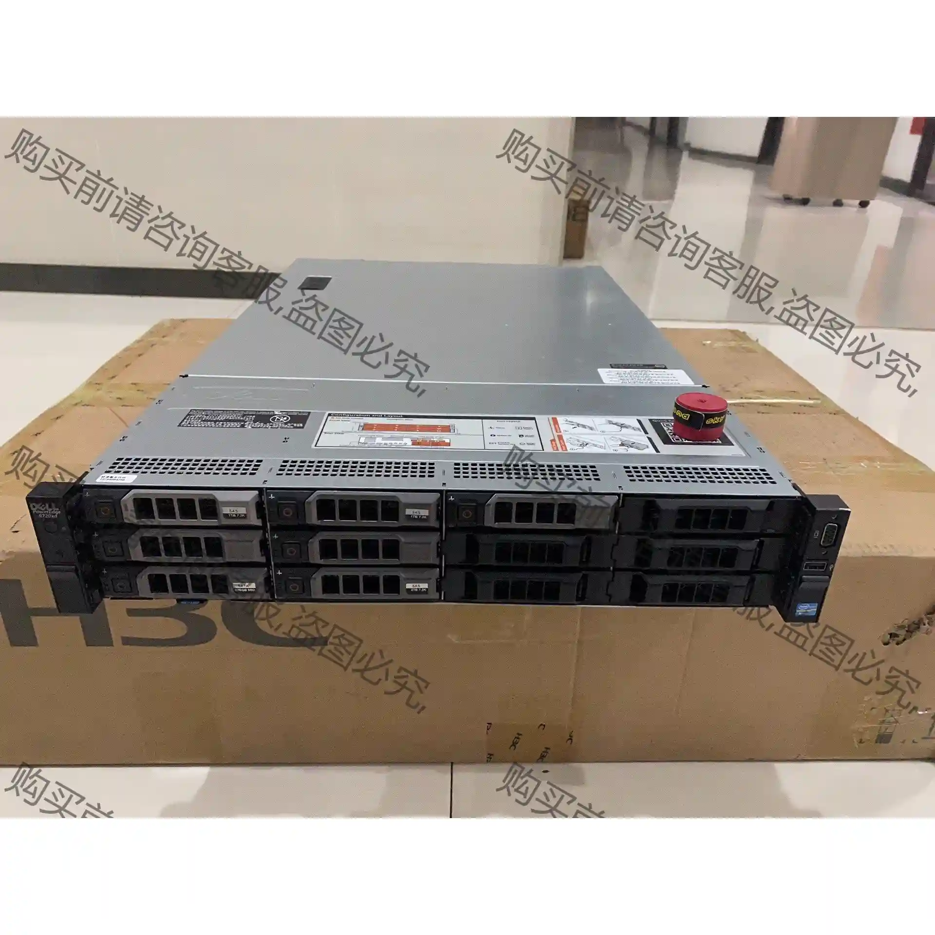 成色极新！双路至强处理器，原装DELL R720XD 3.5 先议价 拆机货