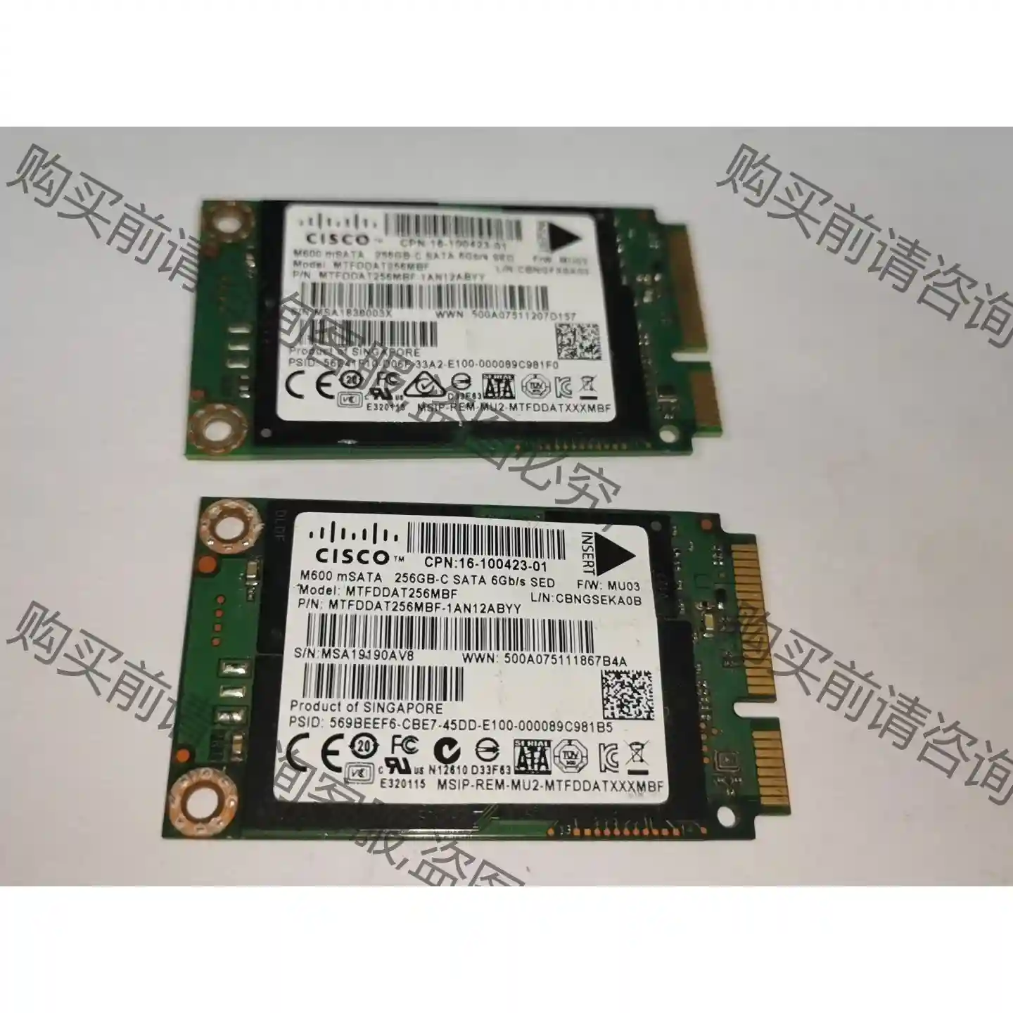 镁光 m600 msata3 256g ssd 固态硬盘 先议价 拆机货包好
