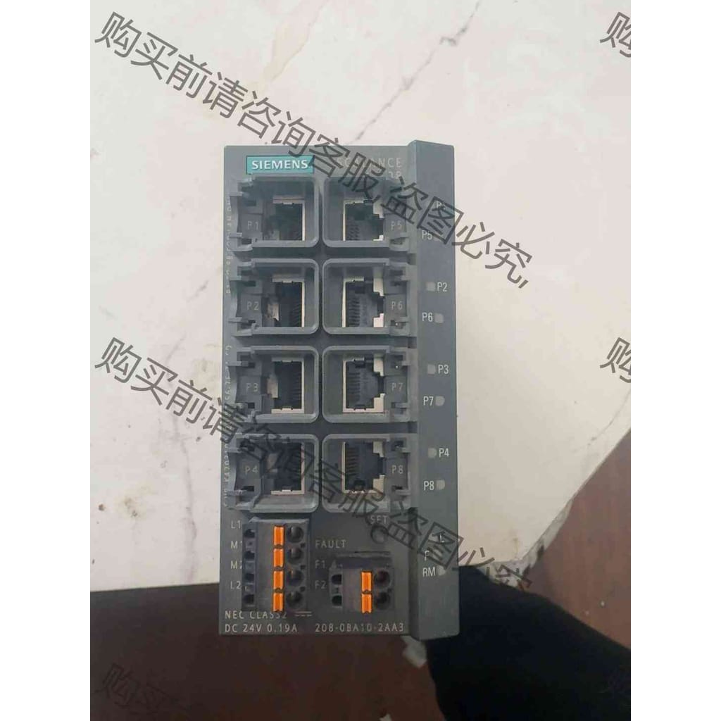功能正常议价 西门zi交换机X208，6GK5208-0BA10 -2AA3