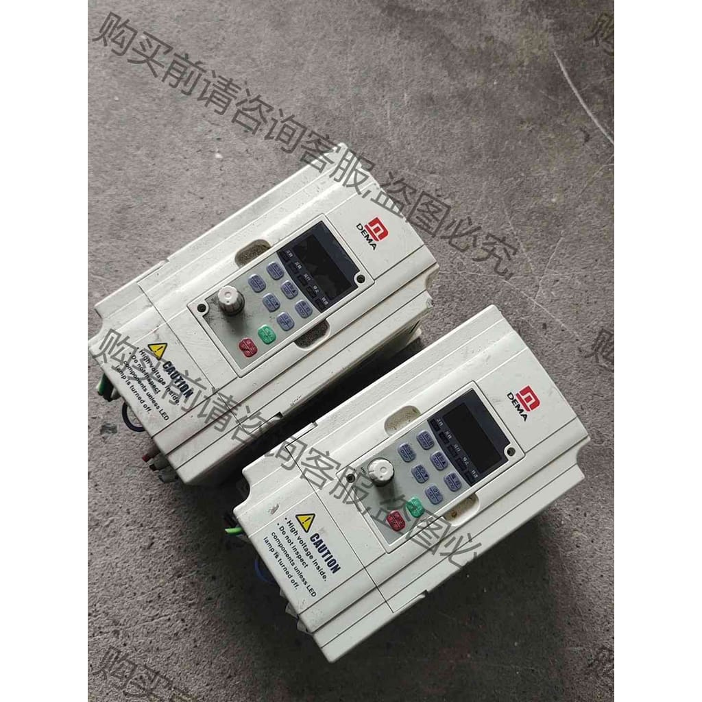 功能正常议价 德玛1.5kw变频器D5M-C1.5S2-6A