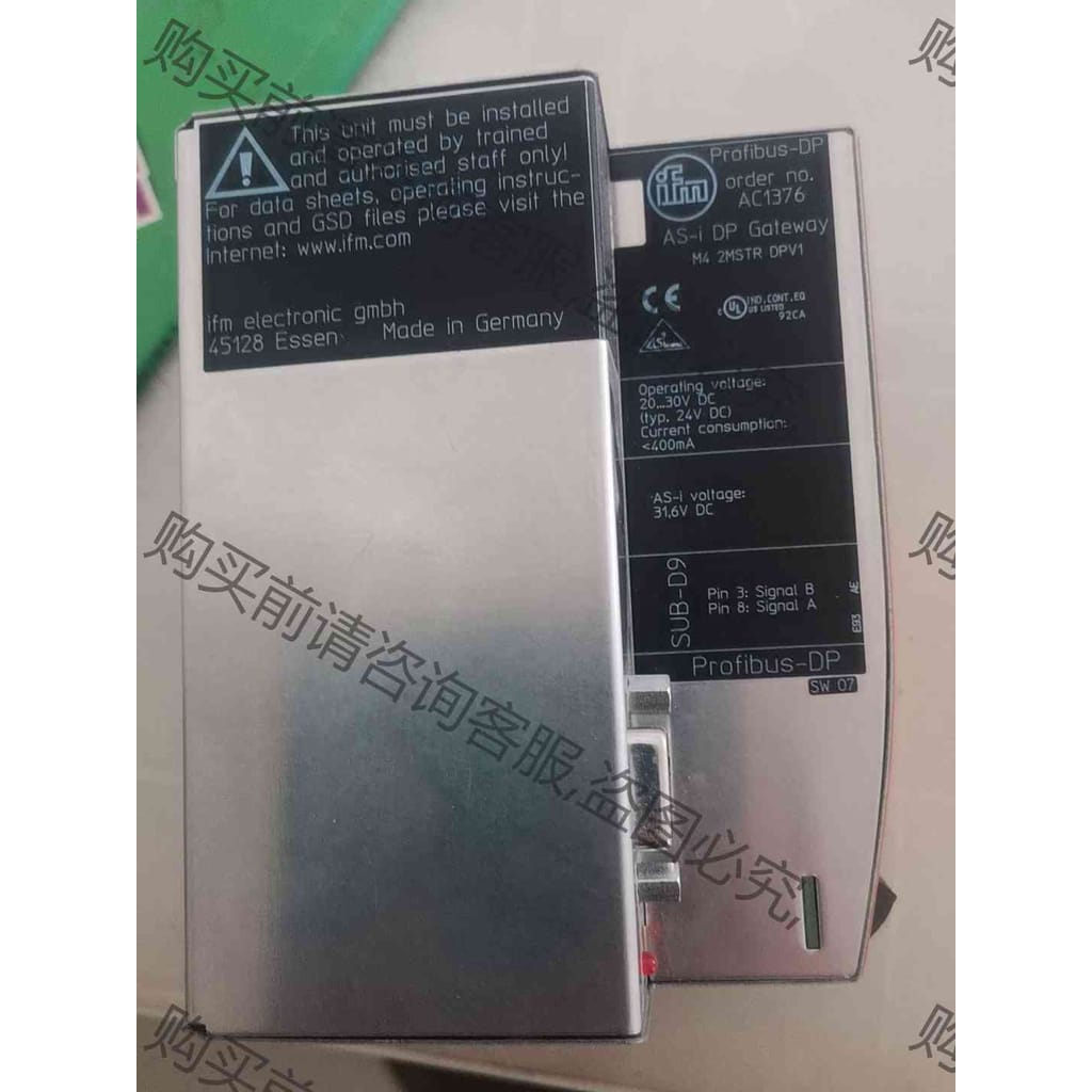 功能正常议价 德国 ifm/易福门 AC1376 通信模块 AS-i DP