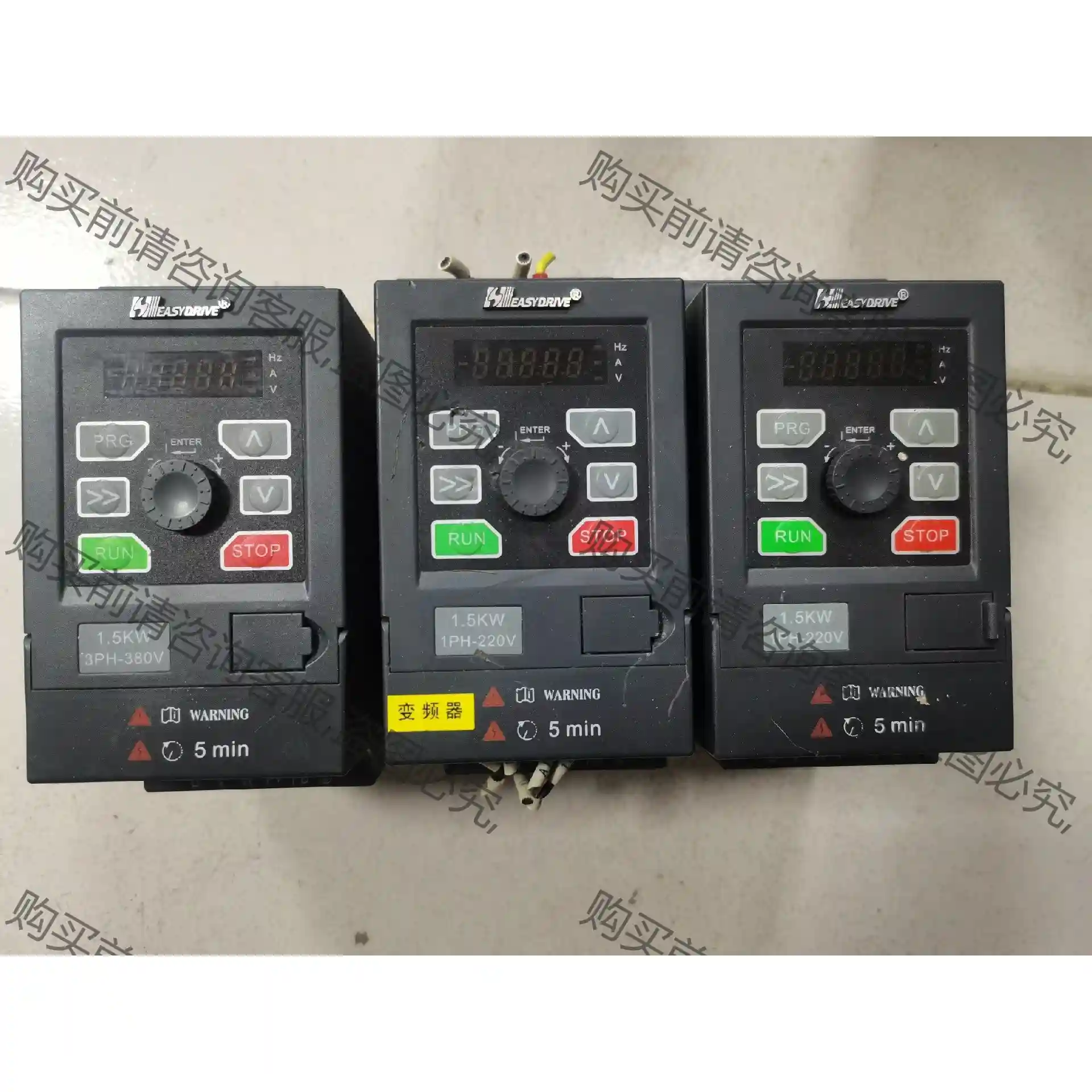 易驱变频器GT20-2S0015G 变频器1.5KW 220 先议价 拆机货包好