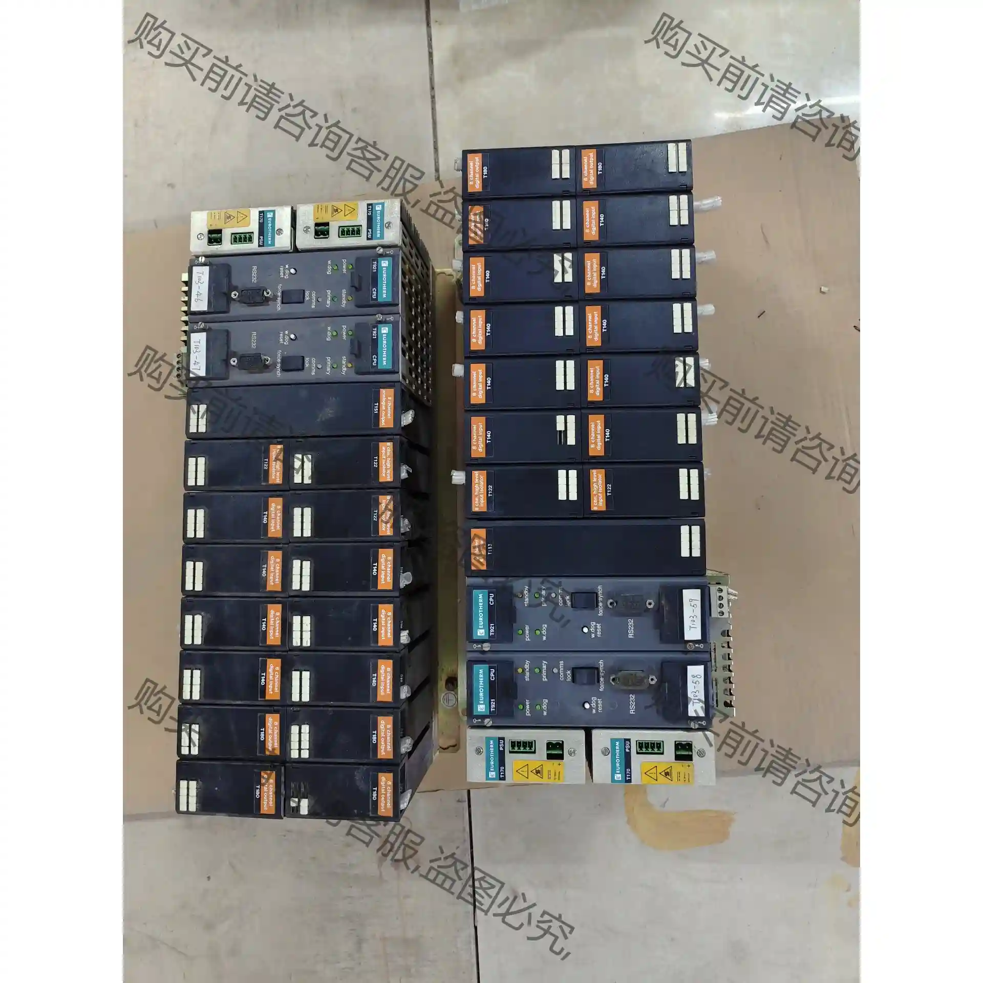 欧陆PLC T170 PSU.T921 CPU.T920B. 先议价 拆机货包好