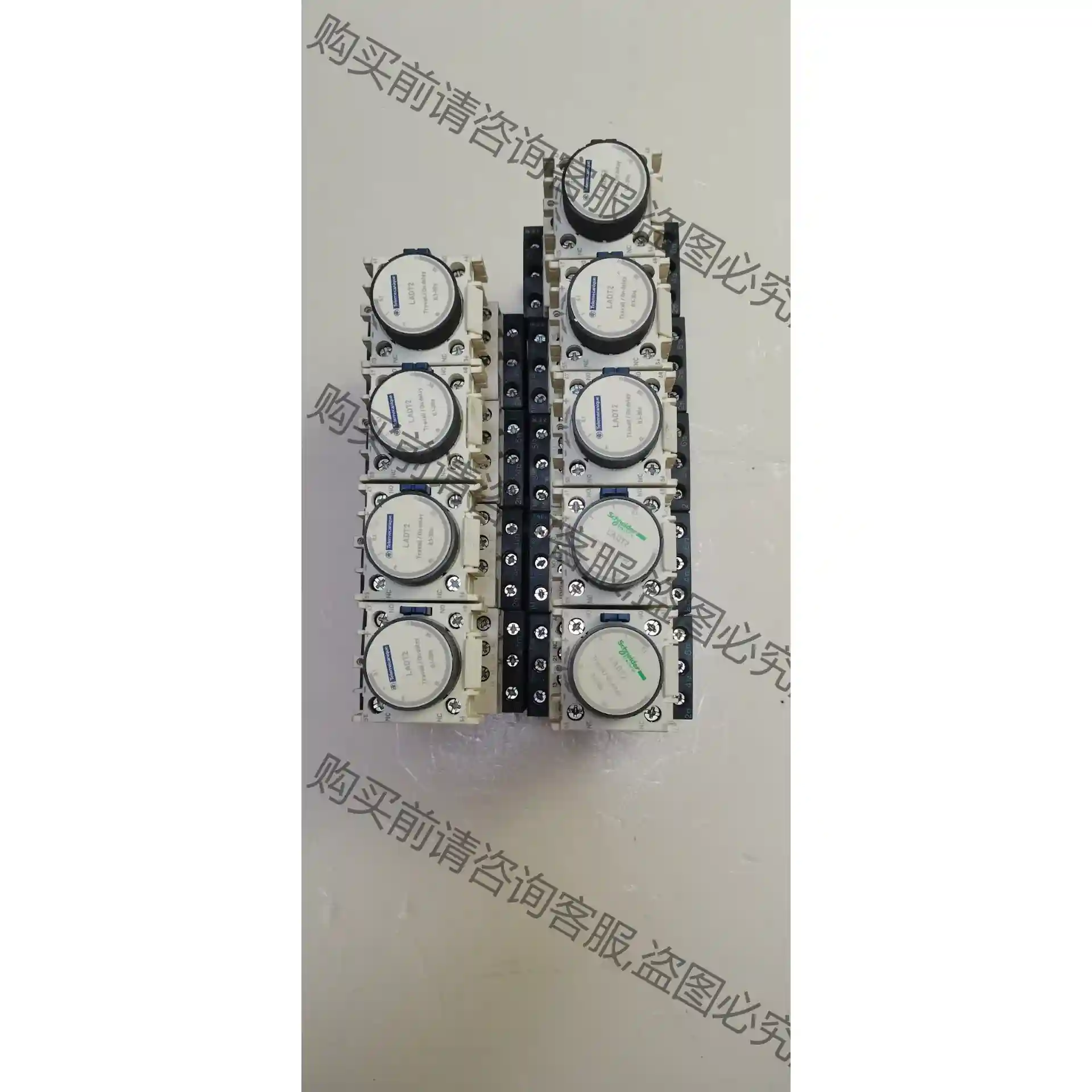 原产新款施耐de法国正面按装接触器用延时器LADT2 0 先议价 拆机