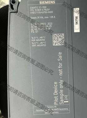 功能正常议价 6ES7518-4JP00-0AB0，西门zi1500CPU，