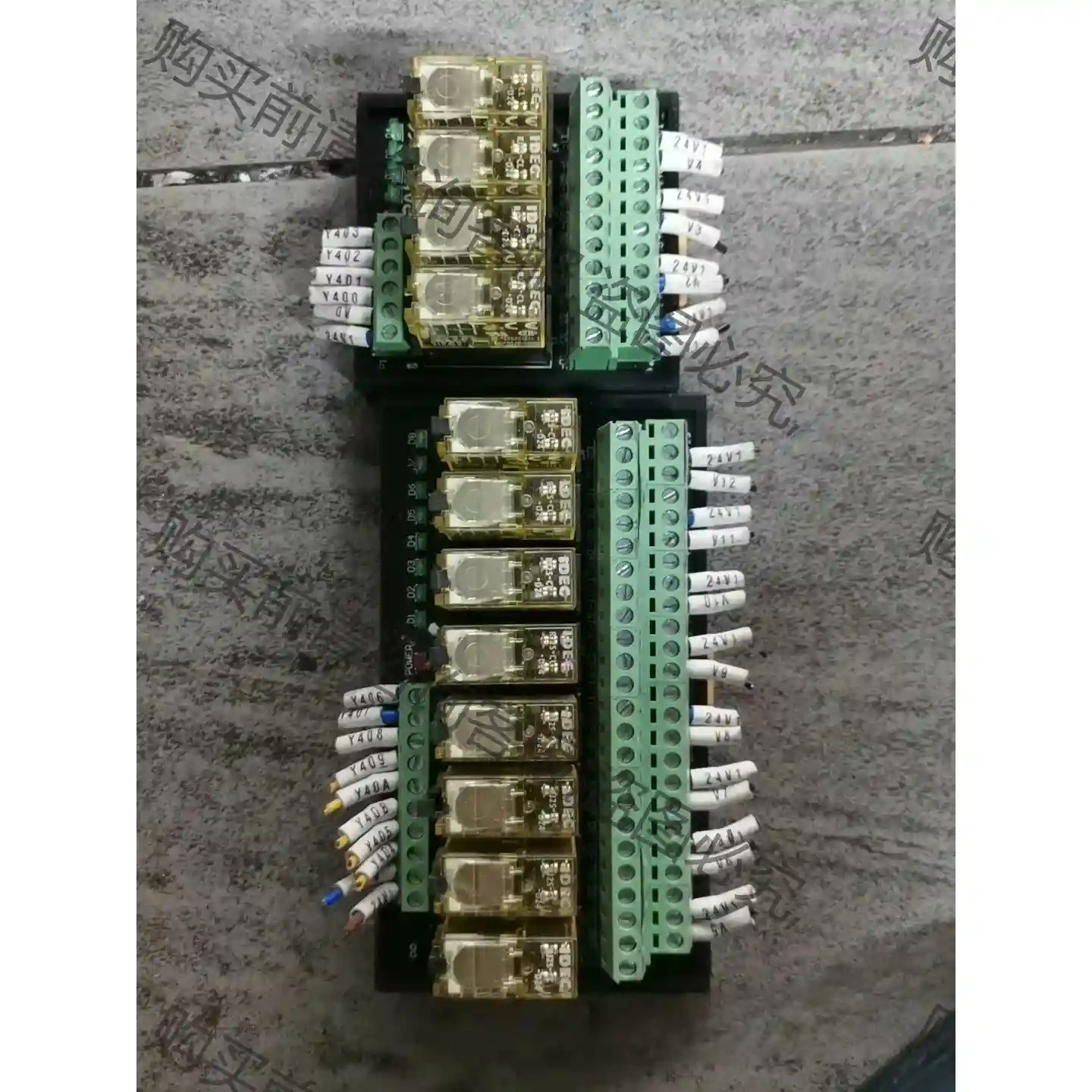 8路交流和泉继电器模组AC110V/220VPLC放大板转接 先议价 拆机货