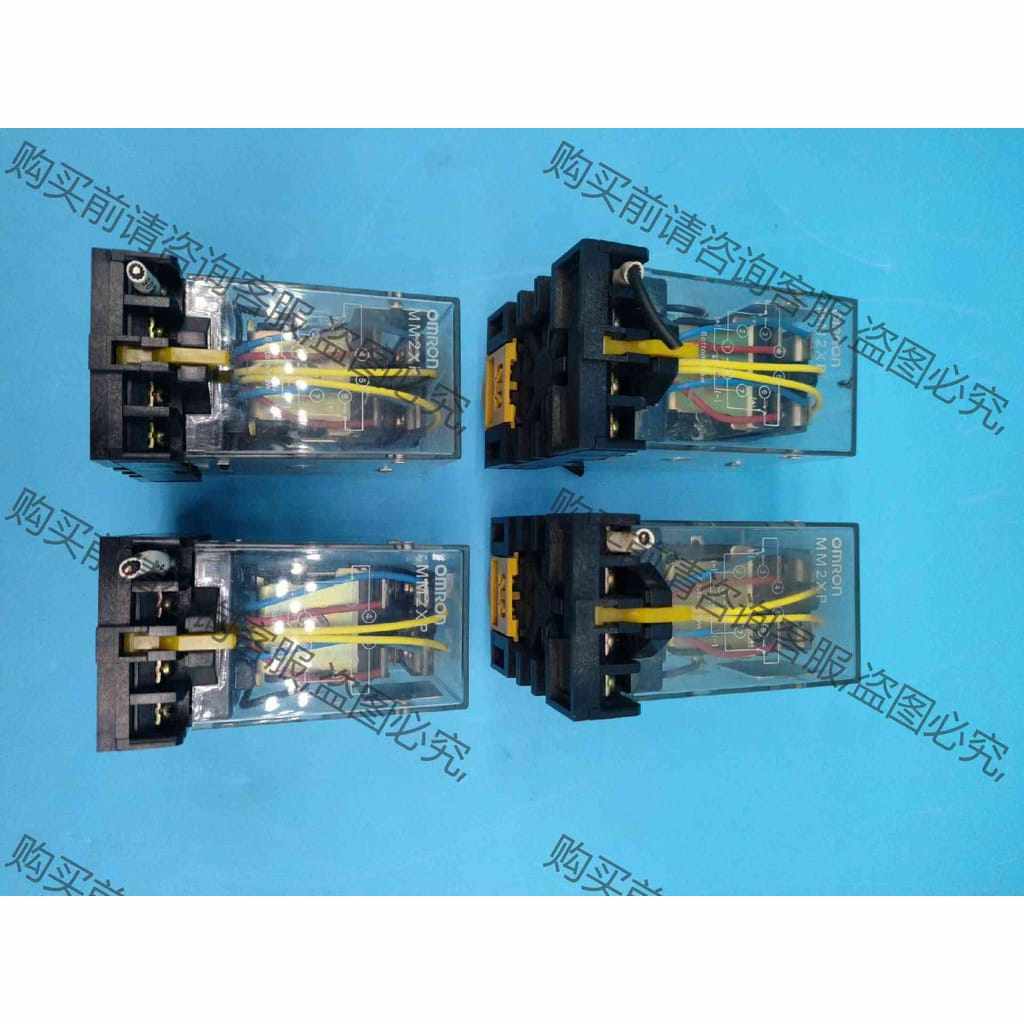 功能正常议价 欧姆long中间功率继电器MM2XP 24VDC一手拆机资源